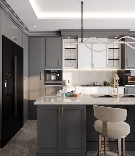 Black and Gold: The Art of Contrast and Complement