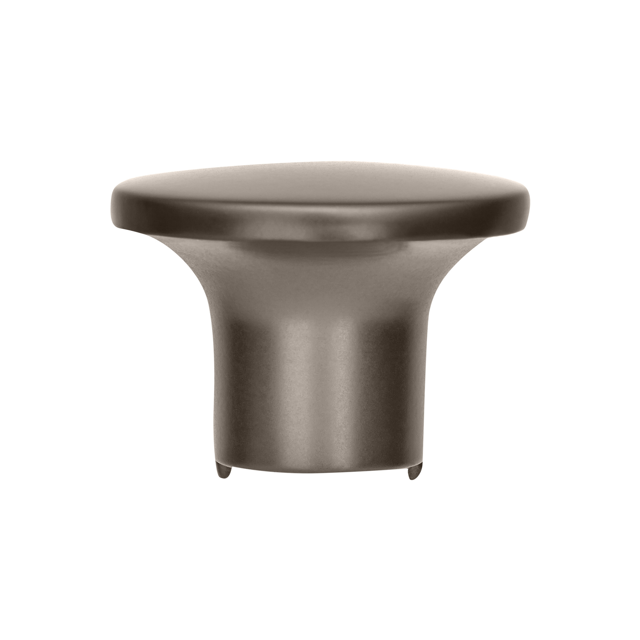 Almondel Contemporary Knob, 36x26mm, Gunmetal