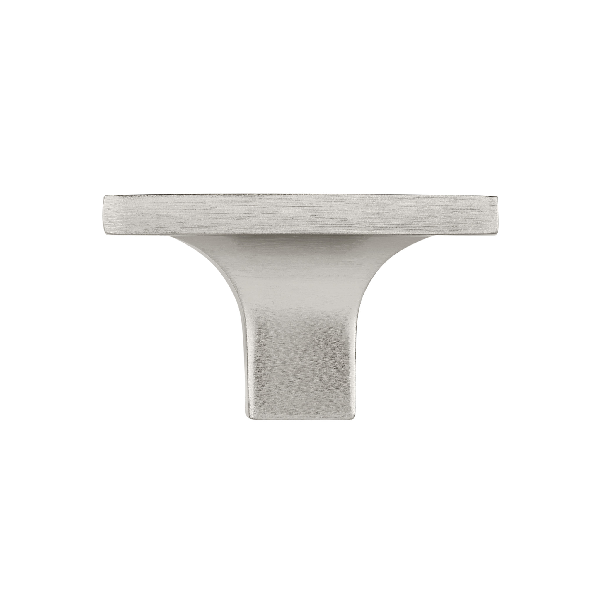 Quadra Contemporary Knob, 34.6mm, Brushed Satin Nickel