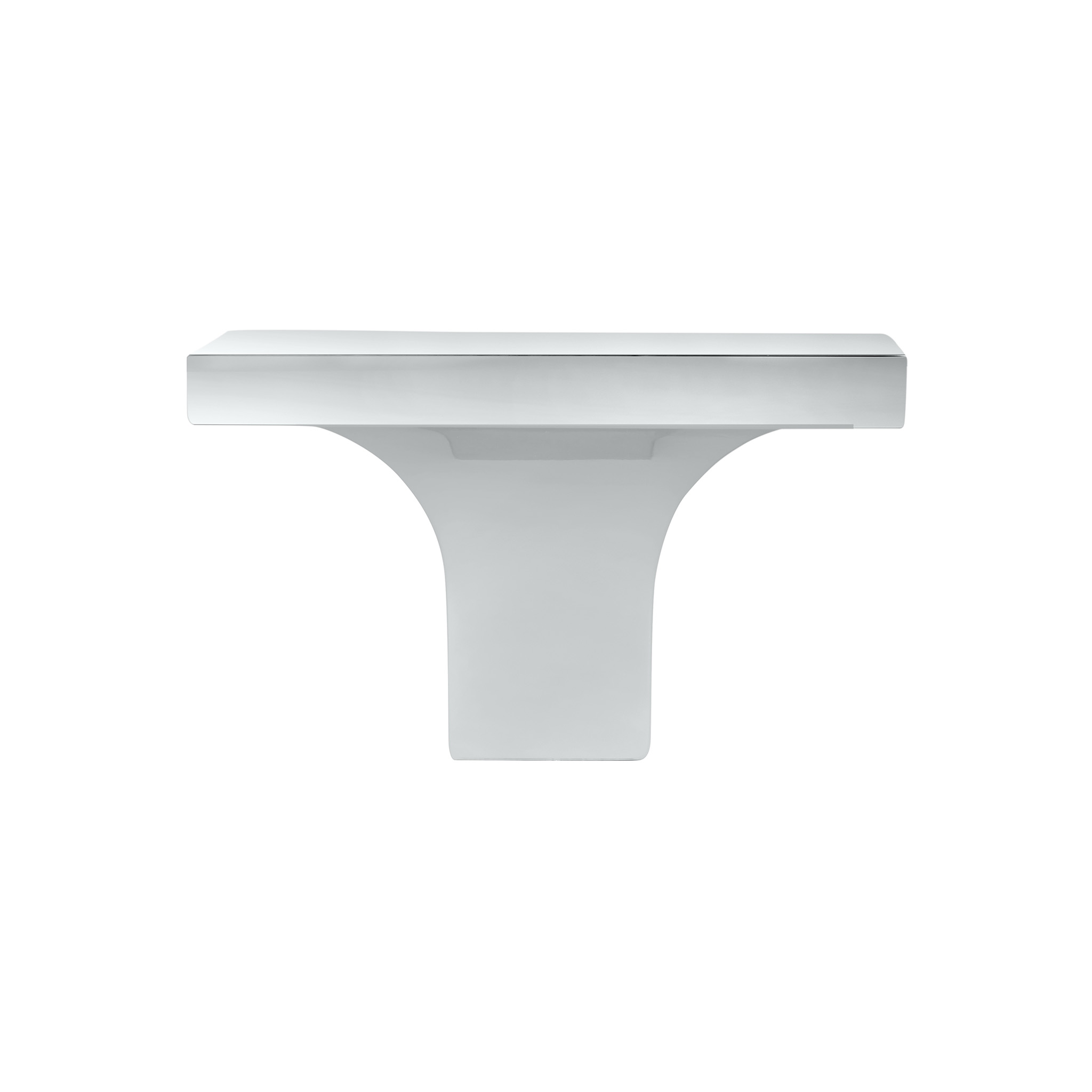 Quadra Contemporary Knob, 34.6mm, Polished Chrome