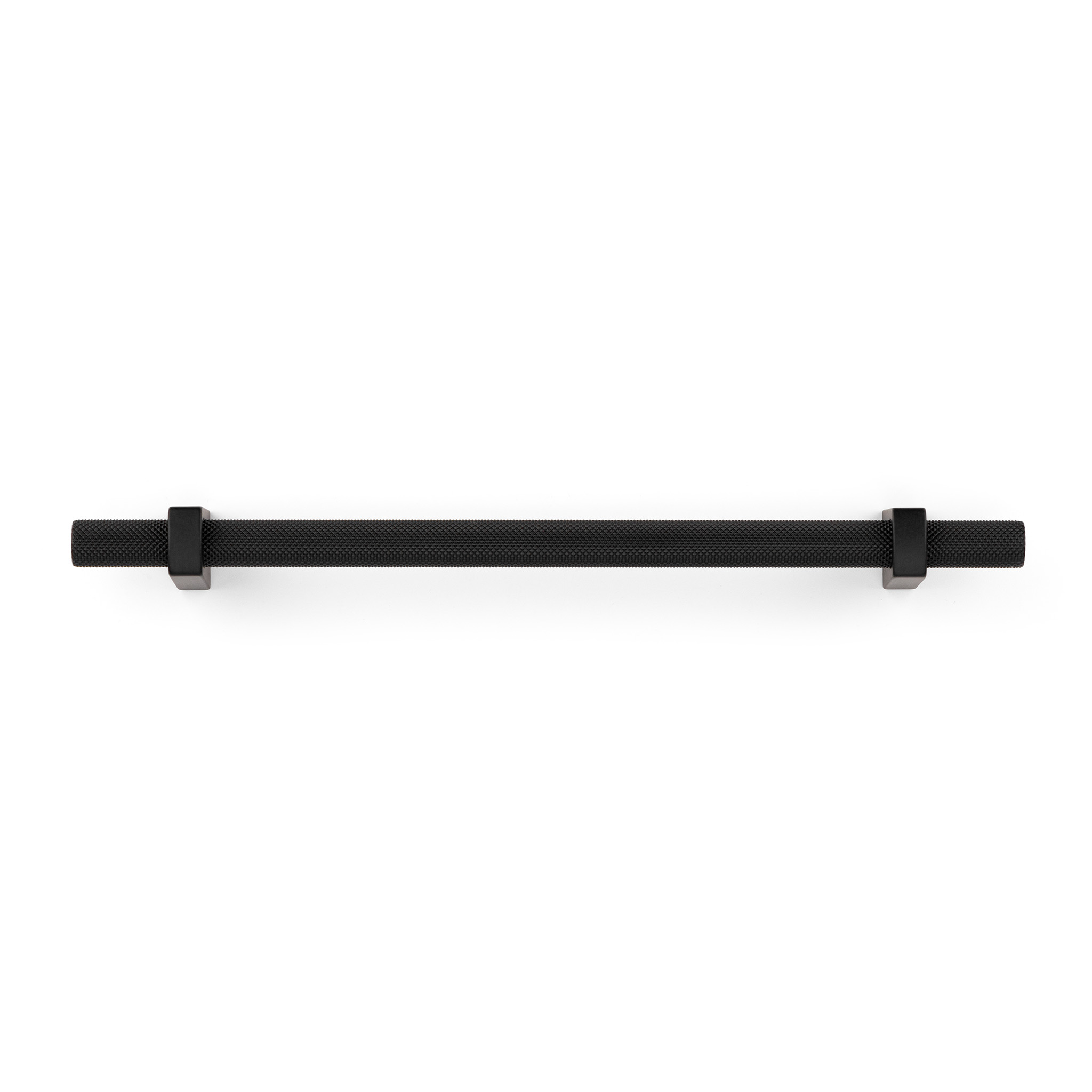 Luca Knurled Designer Pull, 160mm, Matte Black