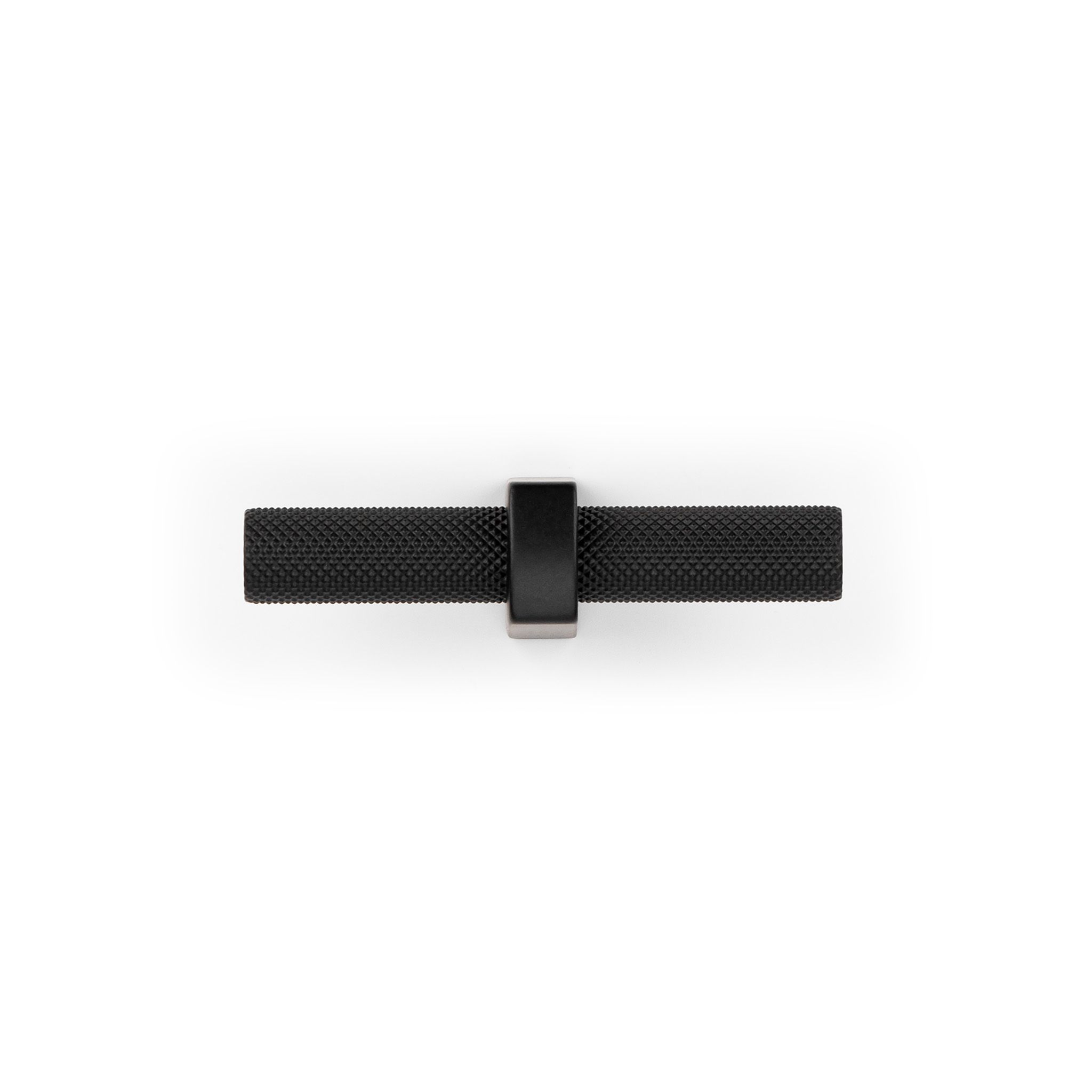 Luca Knurled Designer T-Knob, Matte Black