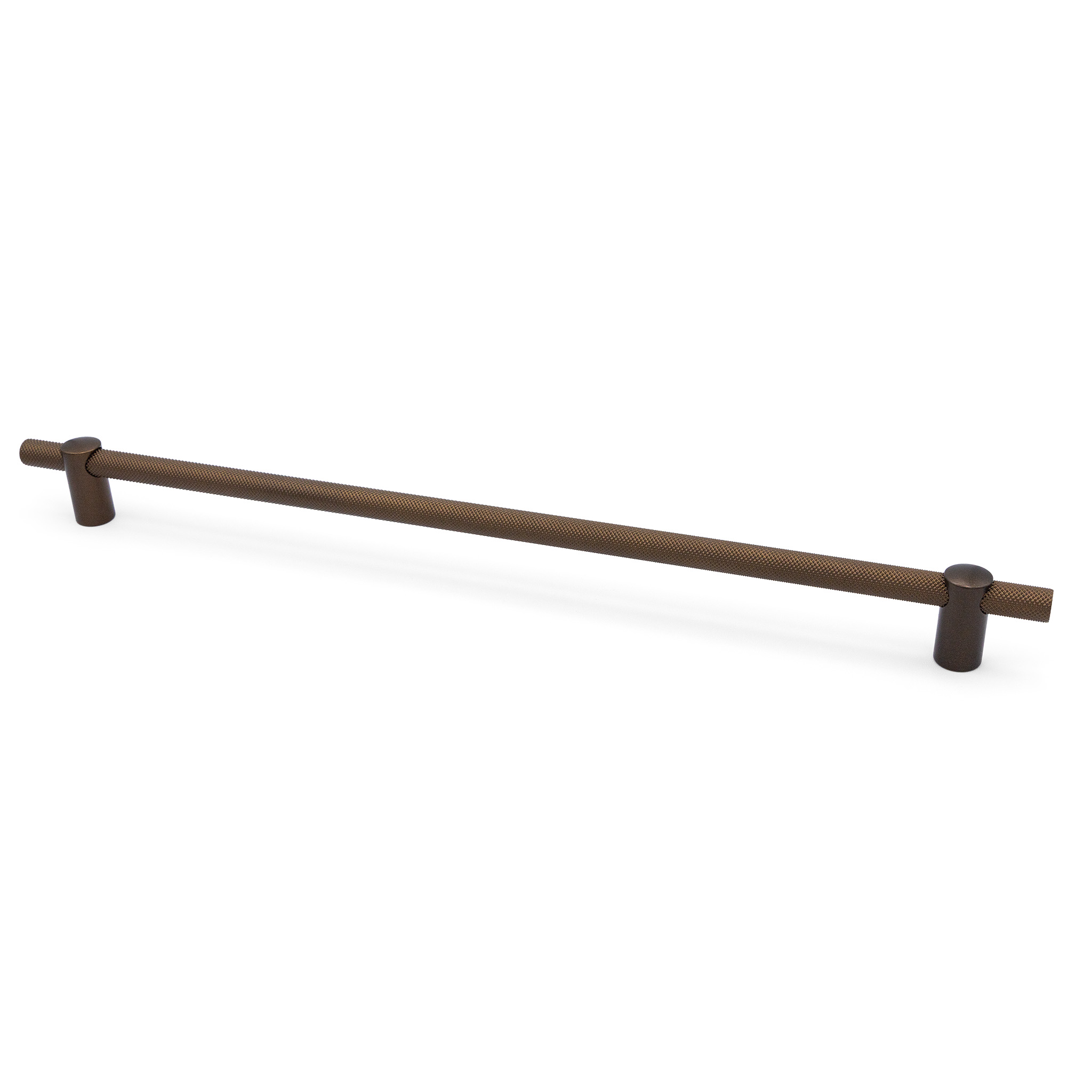 Renate Knurled Designer Pull, 320mm, Cocoa Bronze