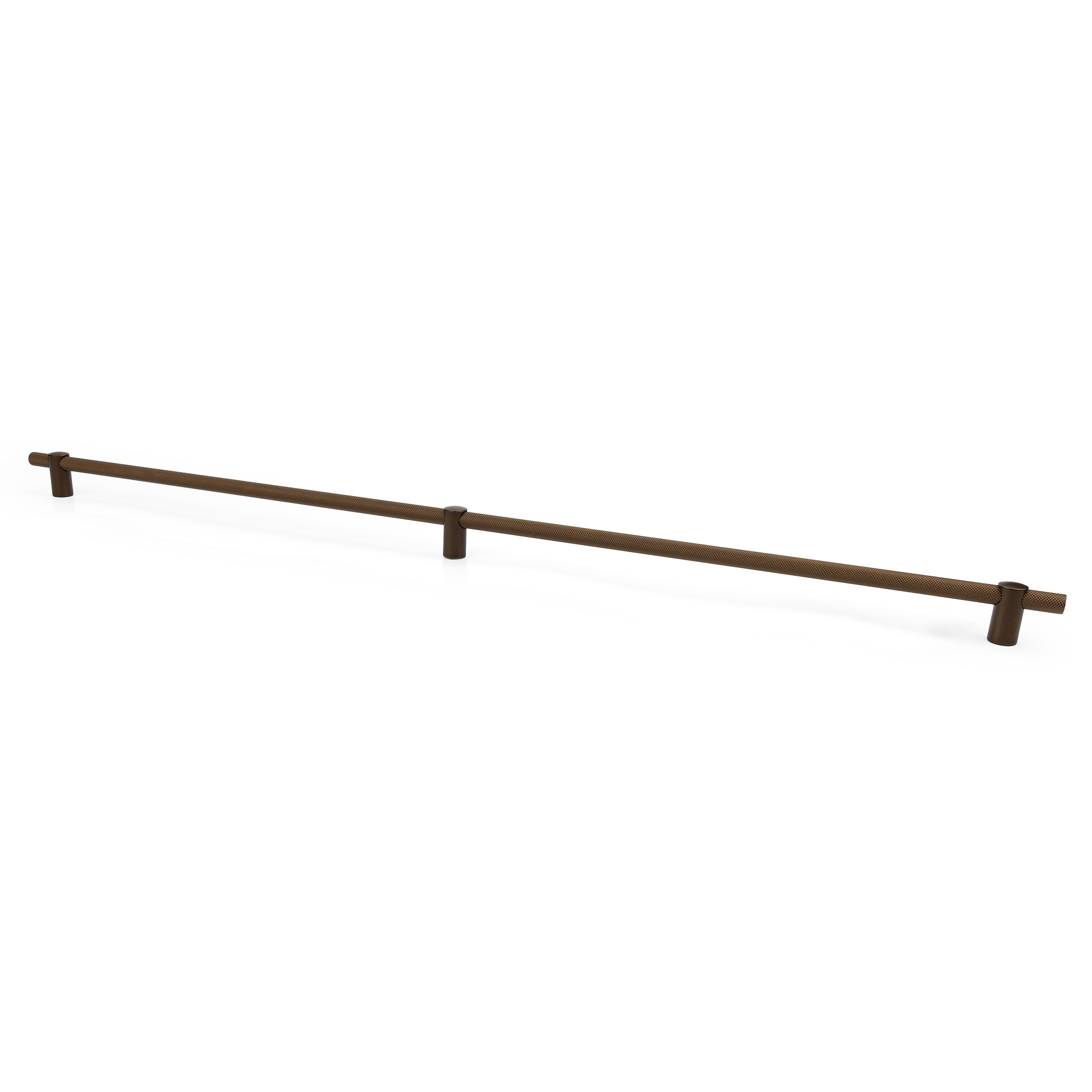 Renate Knurled Designer Pull, 640mm, Cocoa Bronze