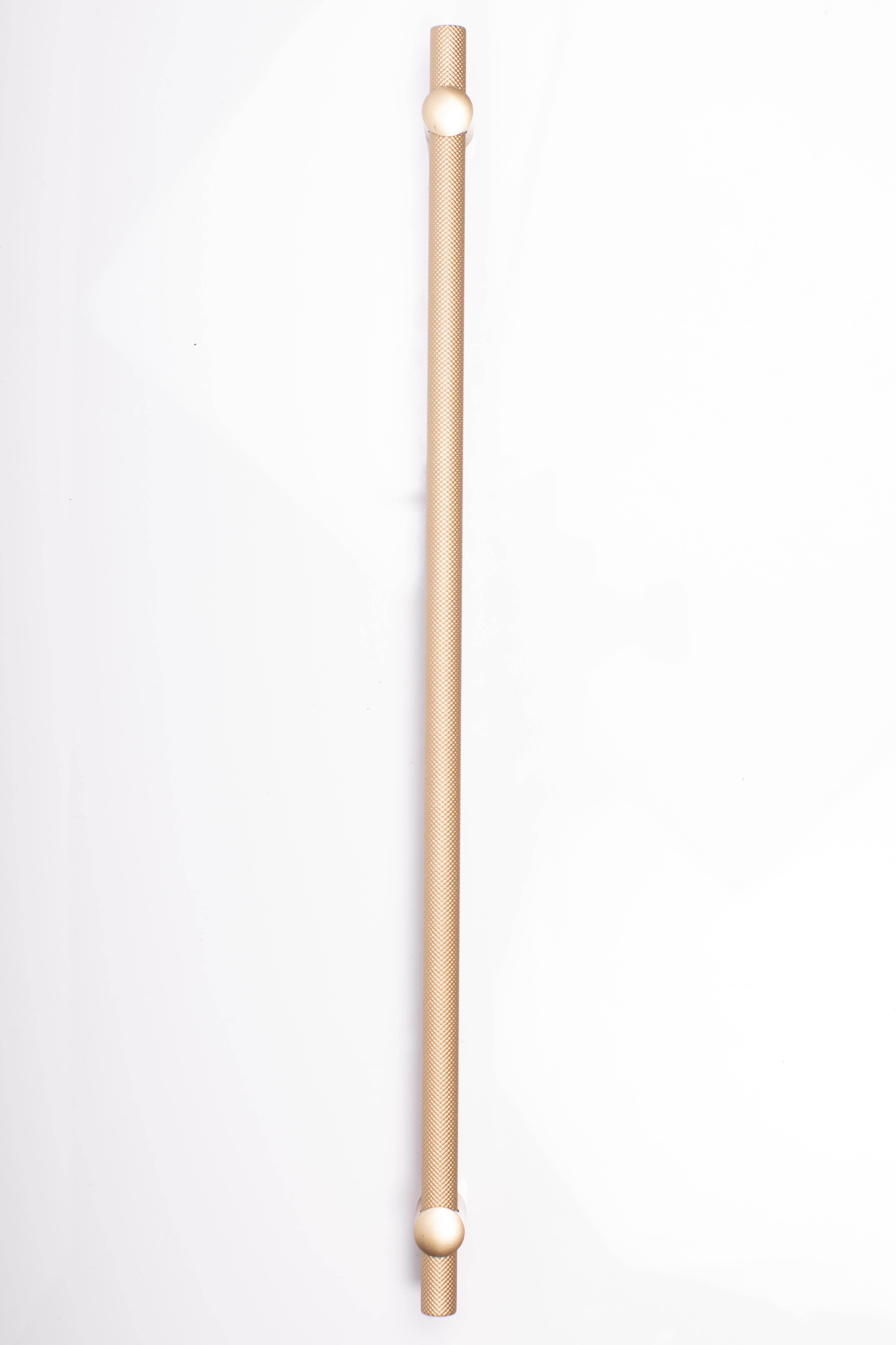 Renate Knurled Designer Pull, 320mm, Natural Brass