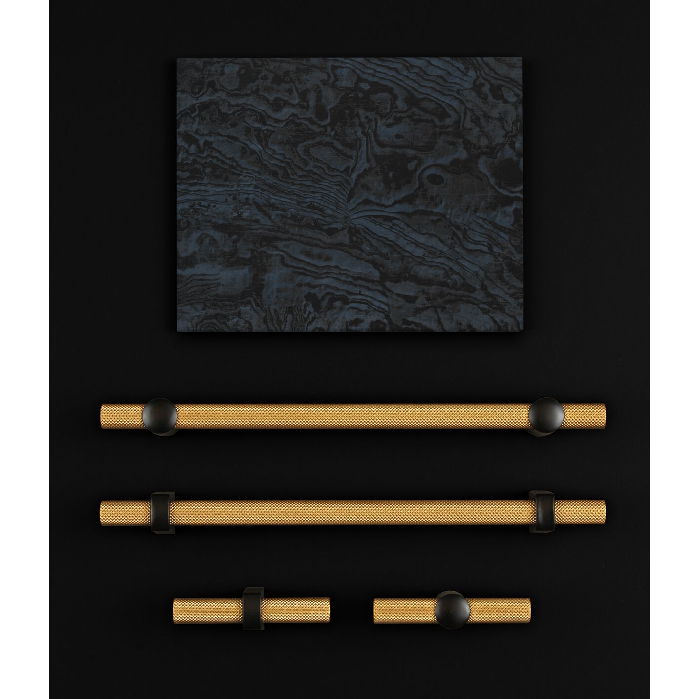 Renate Knurled Designer Pull (8171) by Citterio Giulio