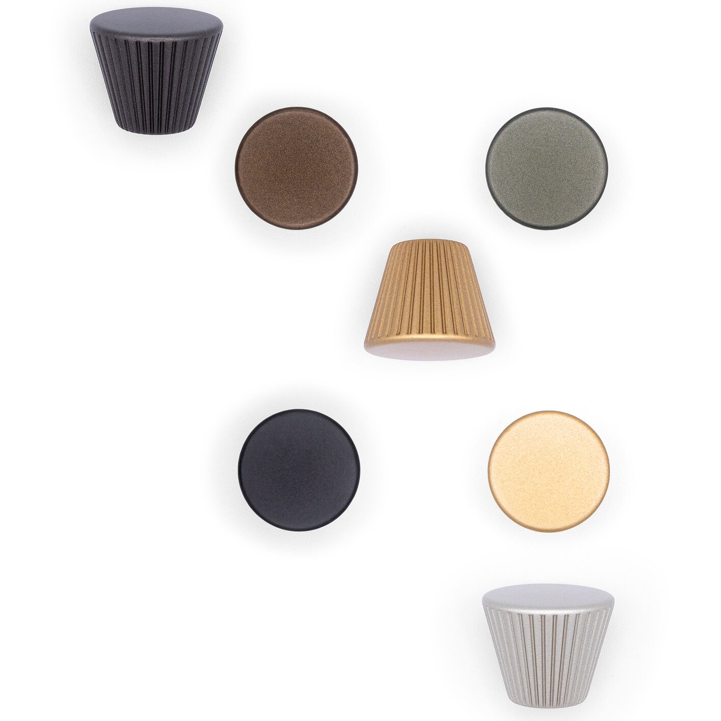 Lineas Fluted Designer Knob (8174) by Citterio Giulio