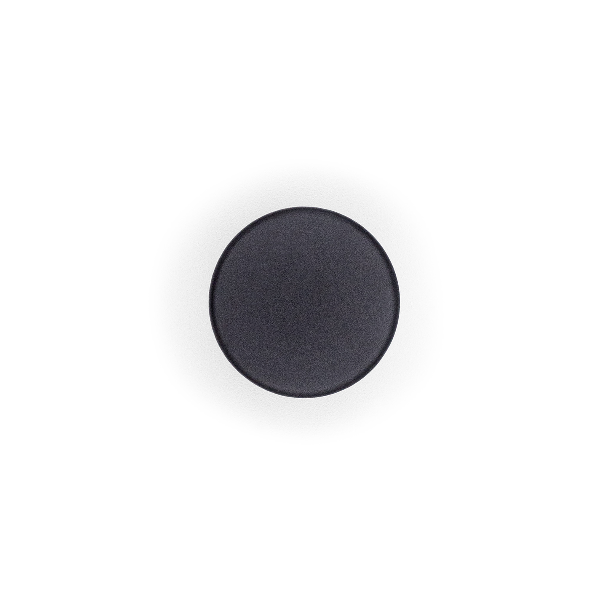 Lineas Fluted Designer Knob, 30mm, Matte Black