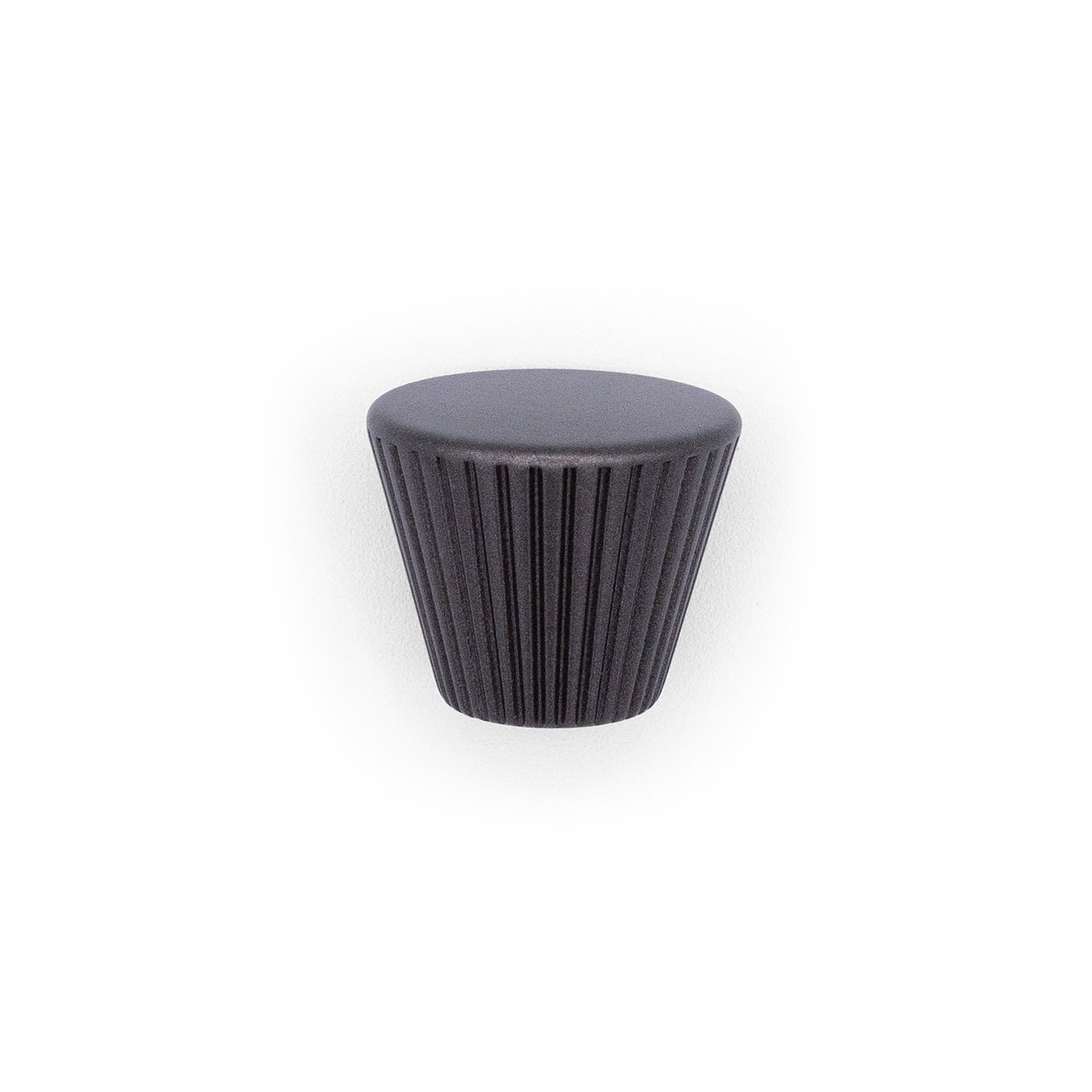 Lineas Fluted Designer Knob, 30mm, Titanium Bronze