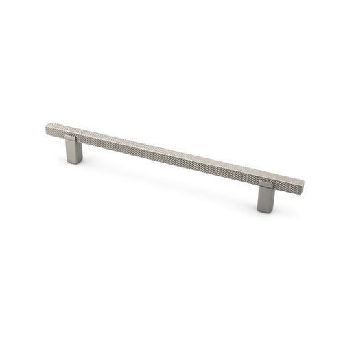 Ducale Knurled Designer Pull, 160mm, Lacquered Silver