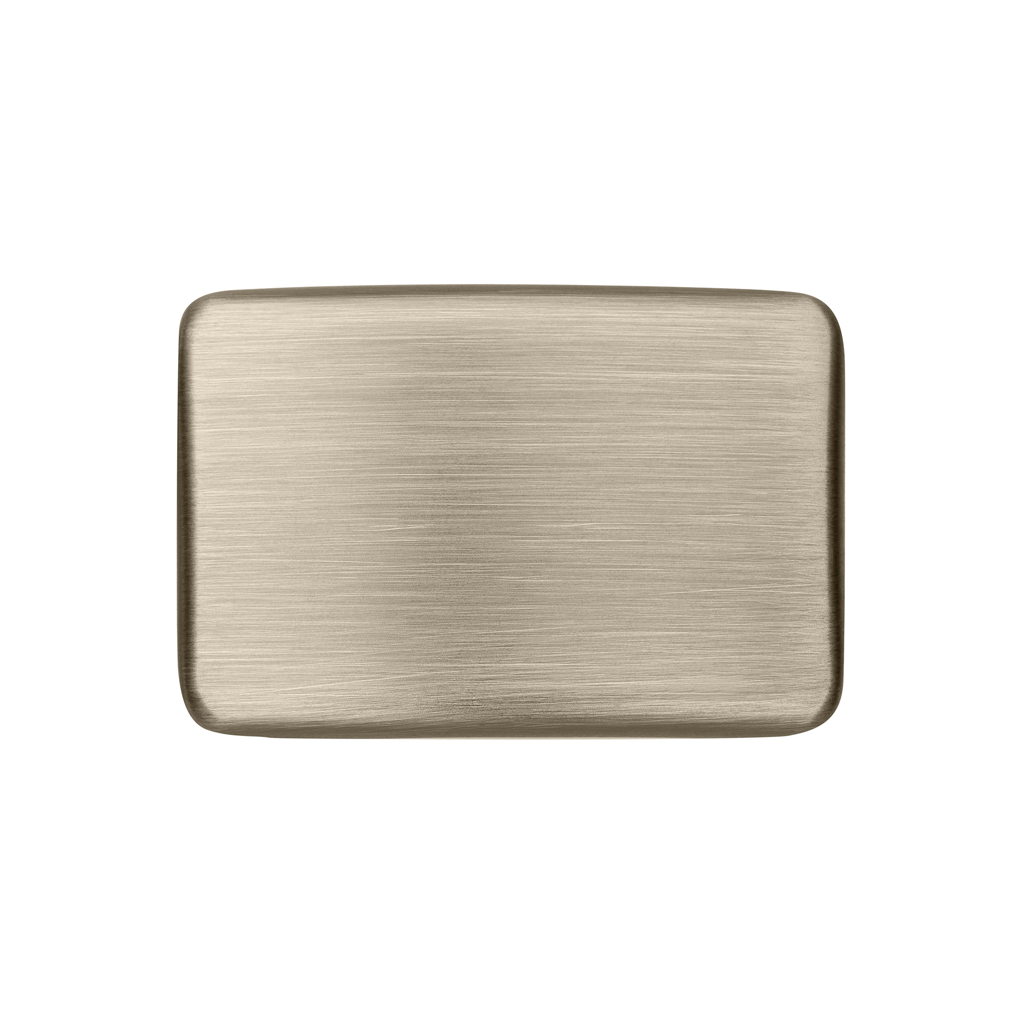 Tan Contemporary Knob, 34x23mm, Atomic Iron