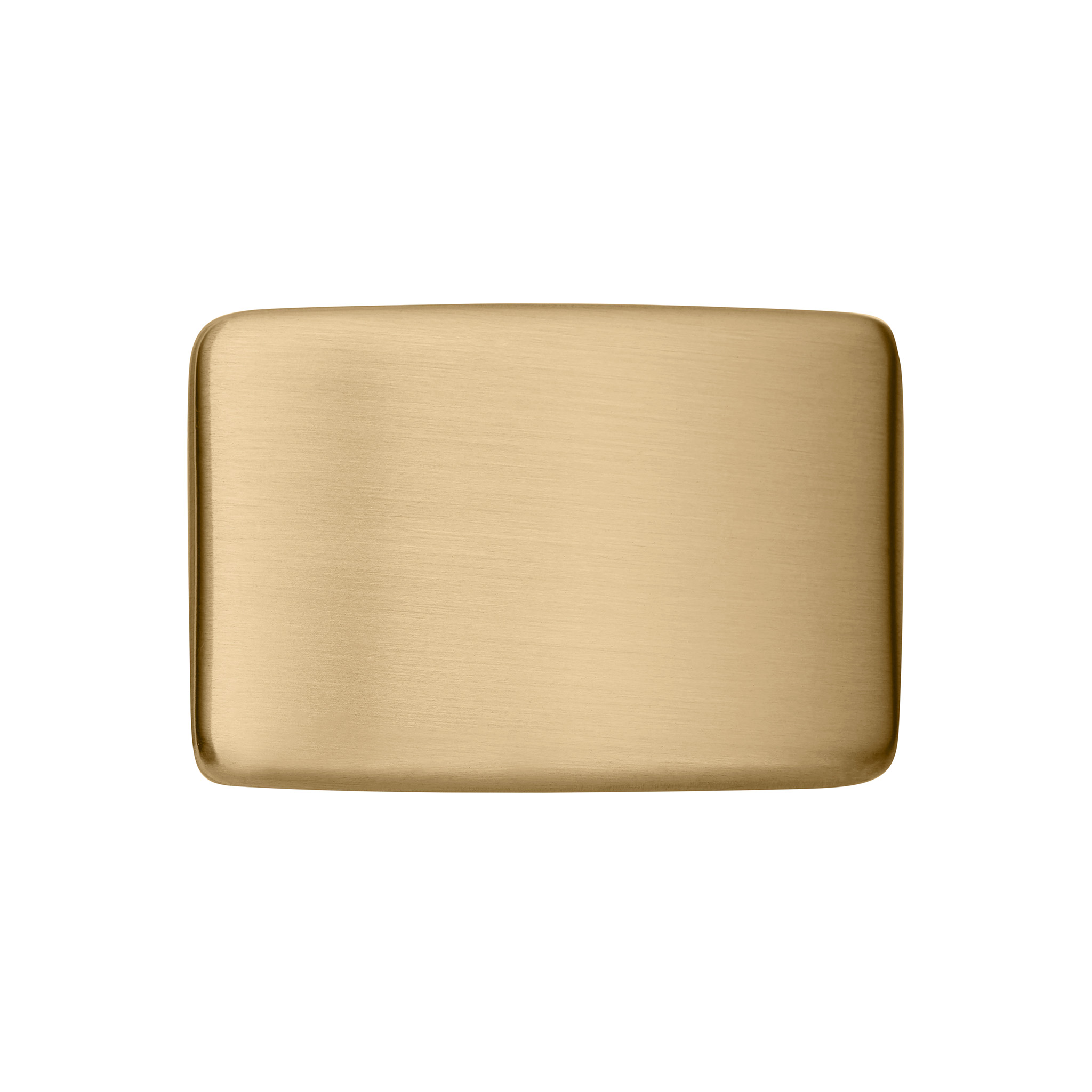 Tan Contemporary Knob, 34x23mm, Golden Champagne