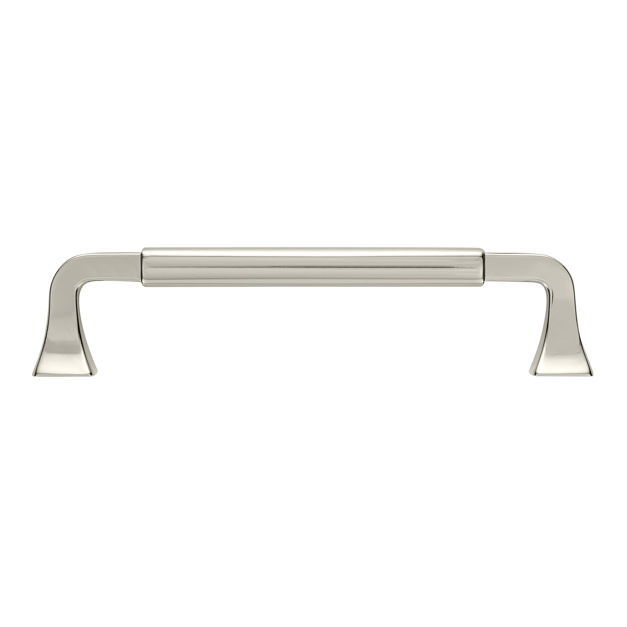 Tudor Transitional Pull, 128mm, Polished Nickel