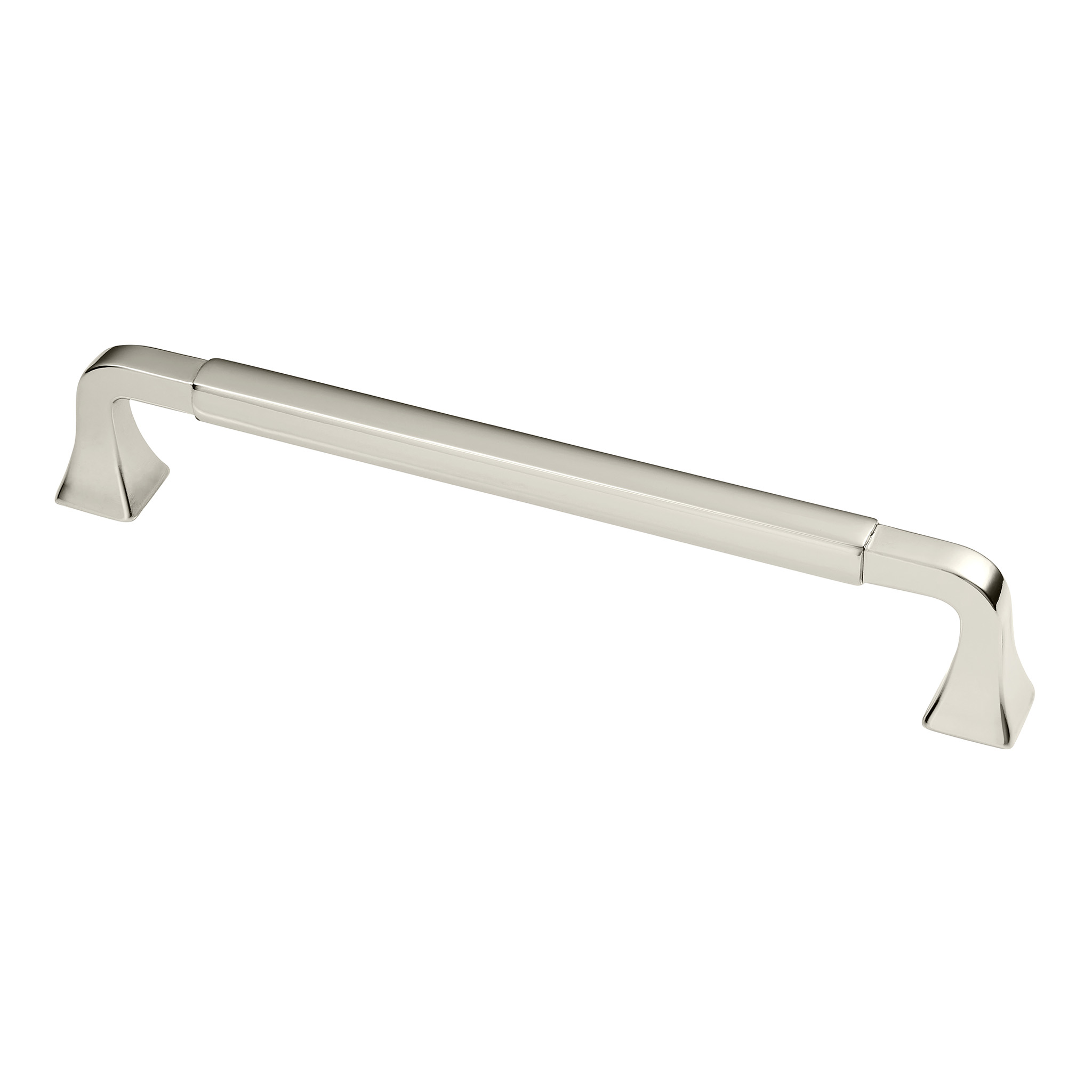 Tudor Transitional Pull, 160mm, Polished Nickel