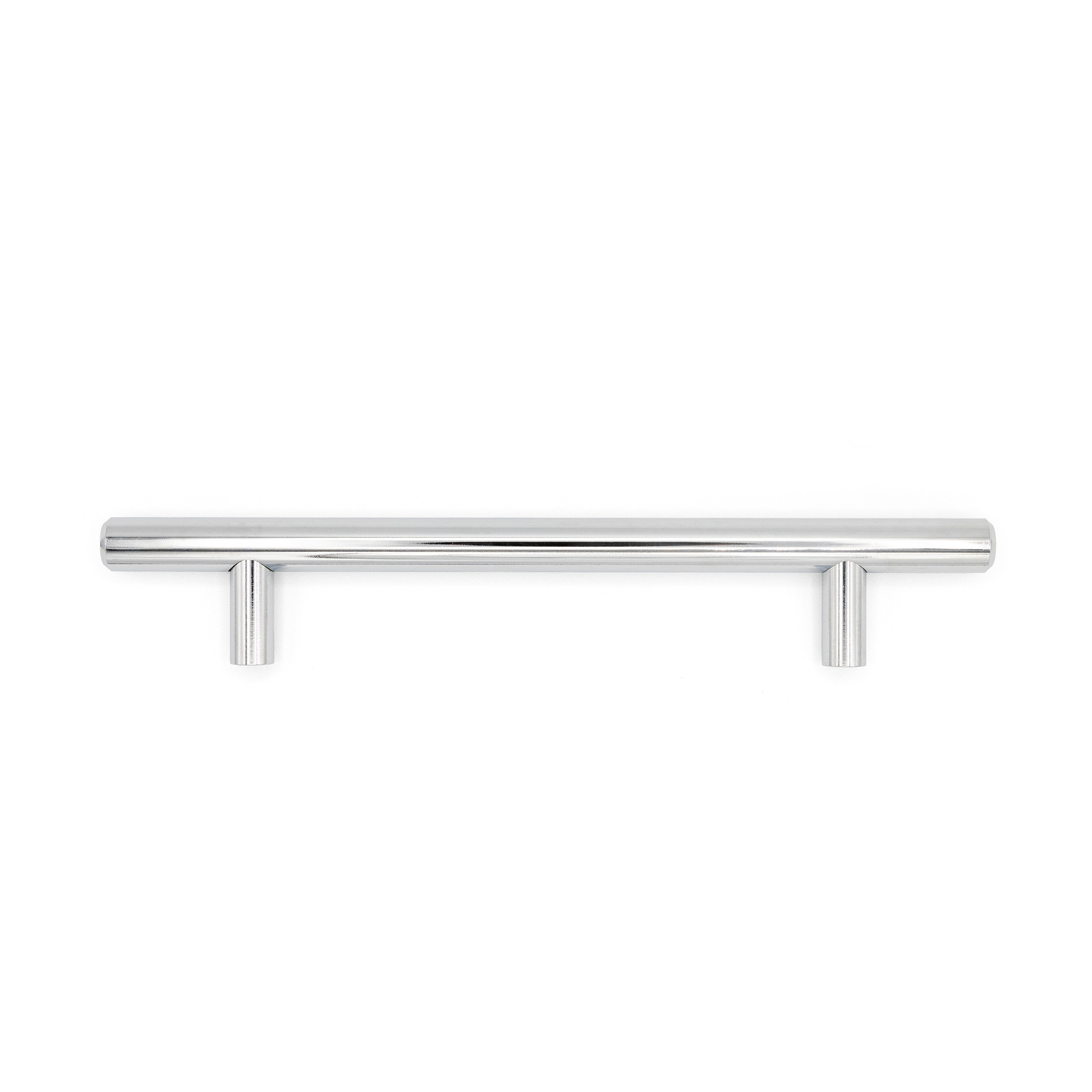 Contemporary Bar Pull, 128mm, Polished Chrome