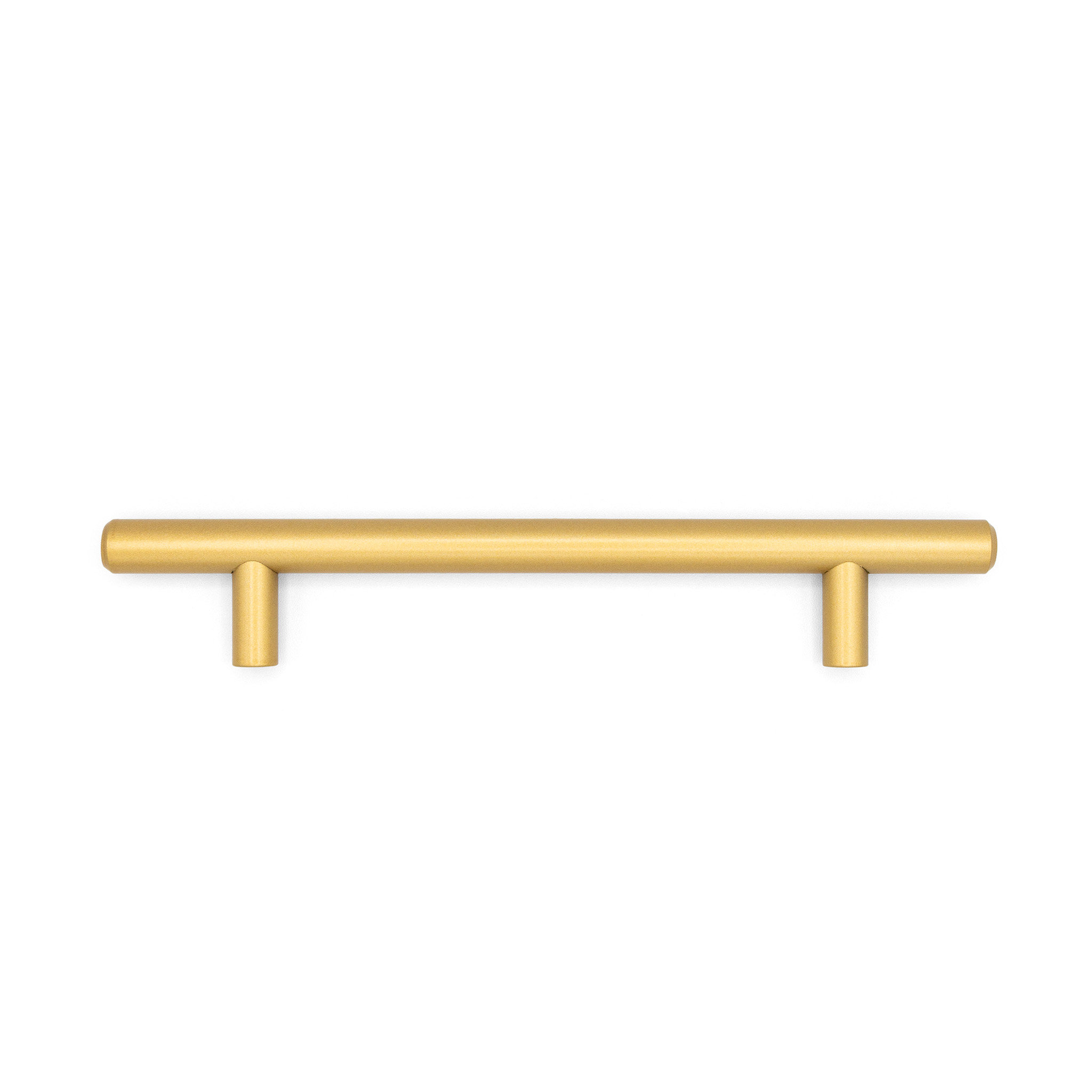 Contemporary Bar Pull, 128mm, Satin Gold