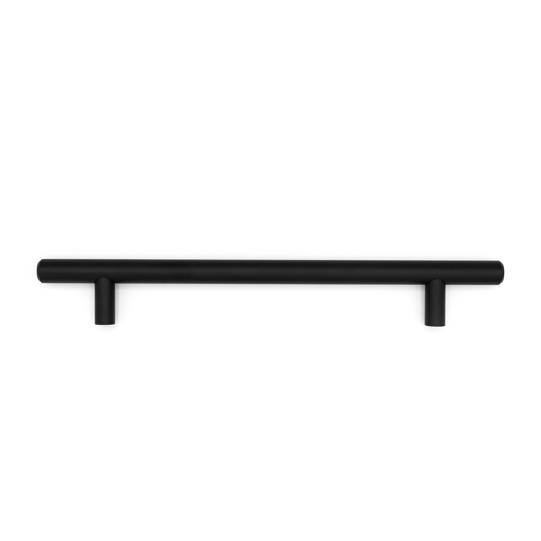 Contemporary Bar Pull, 160mm, Matte Black