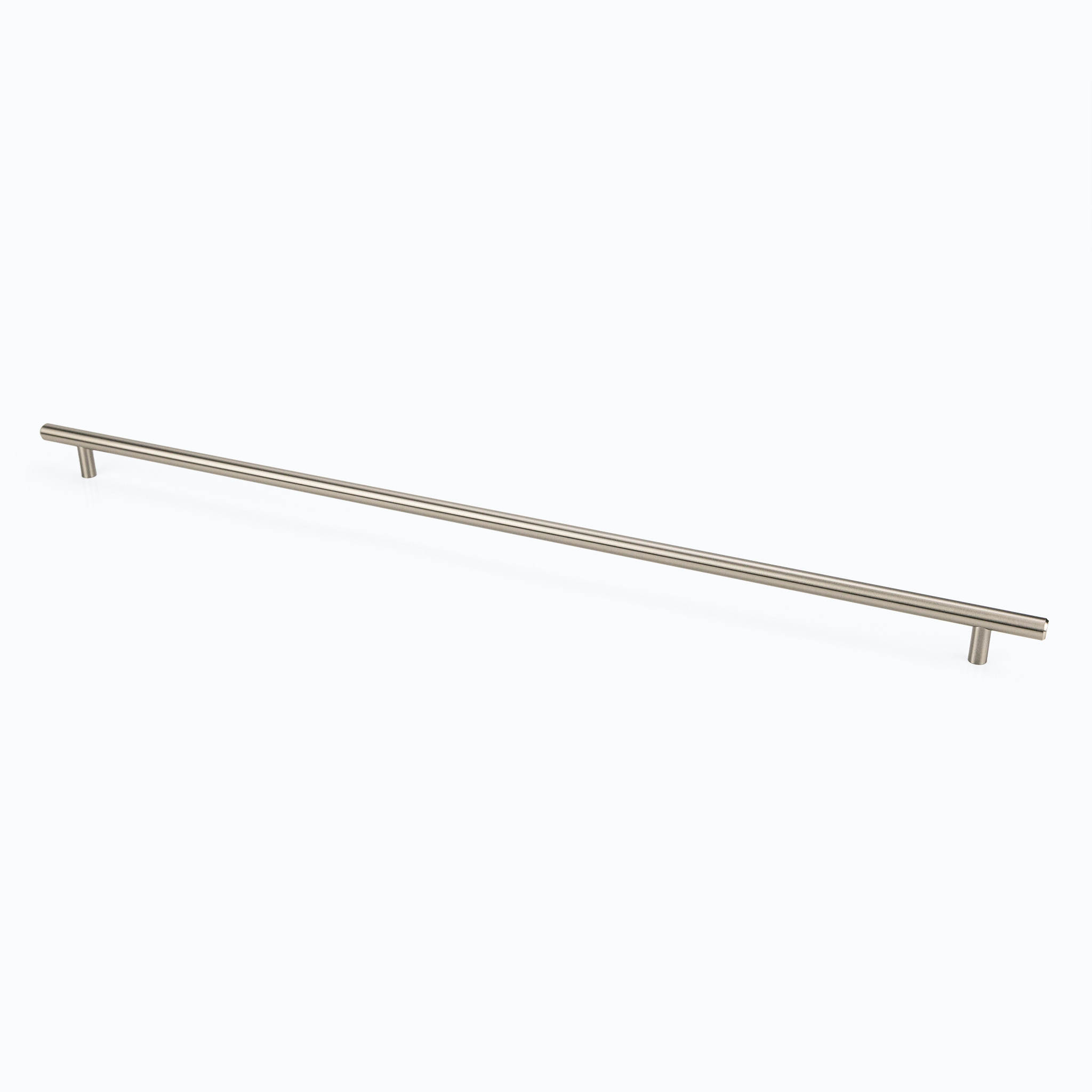 Contemporary Bar Pull, 576mm, Brushed Satin Nickel