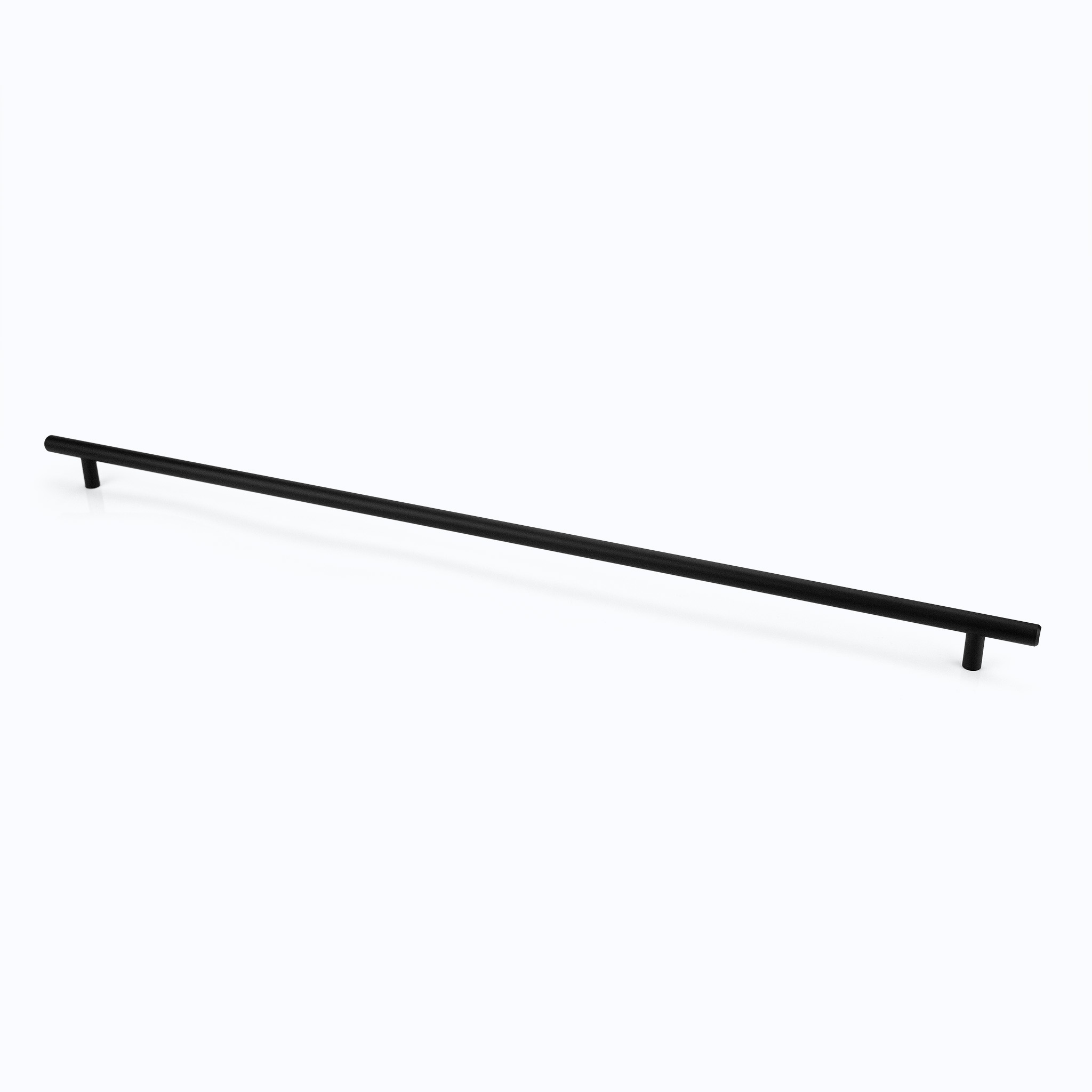 Contemporary Bar Pull, 576mm, Matte Black