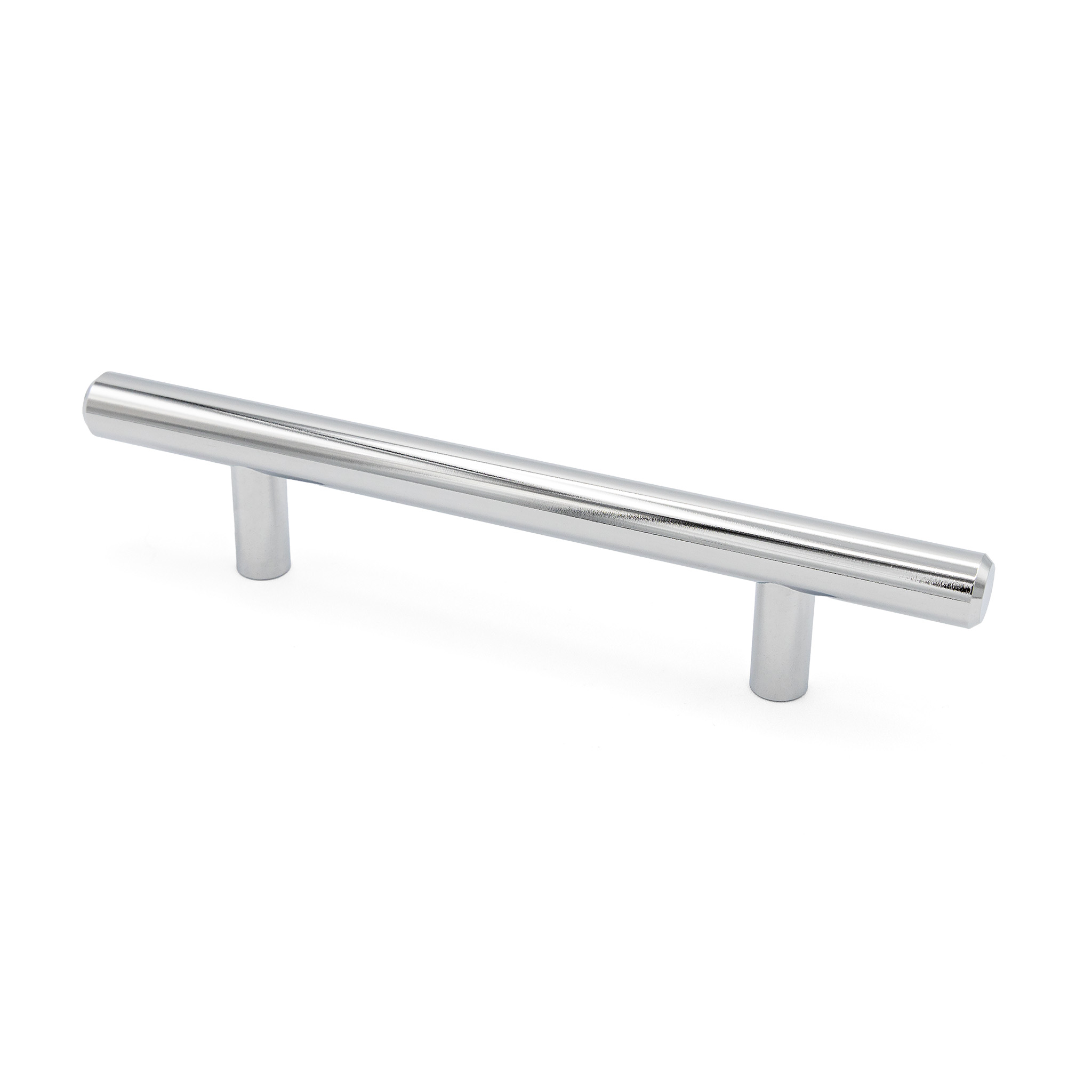 Contemporary Bar Pull, 96mm, Polished Chrome