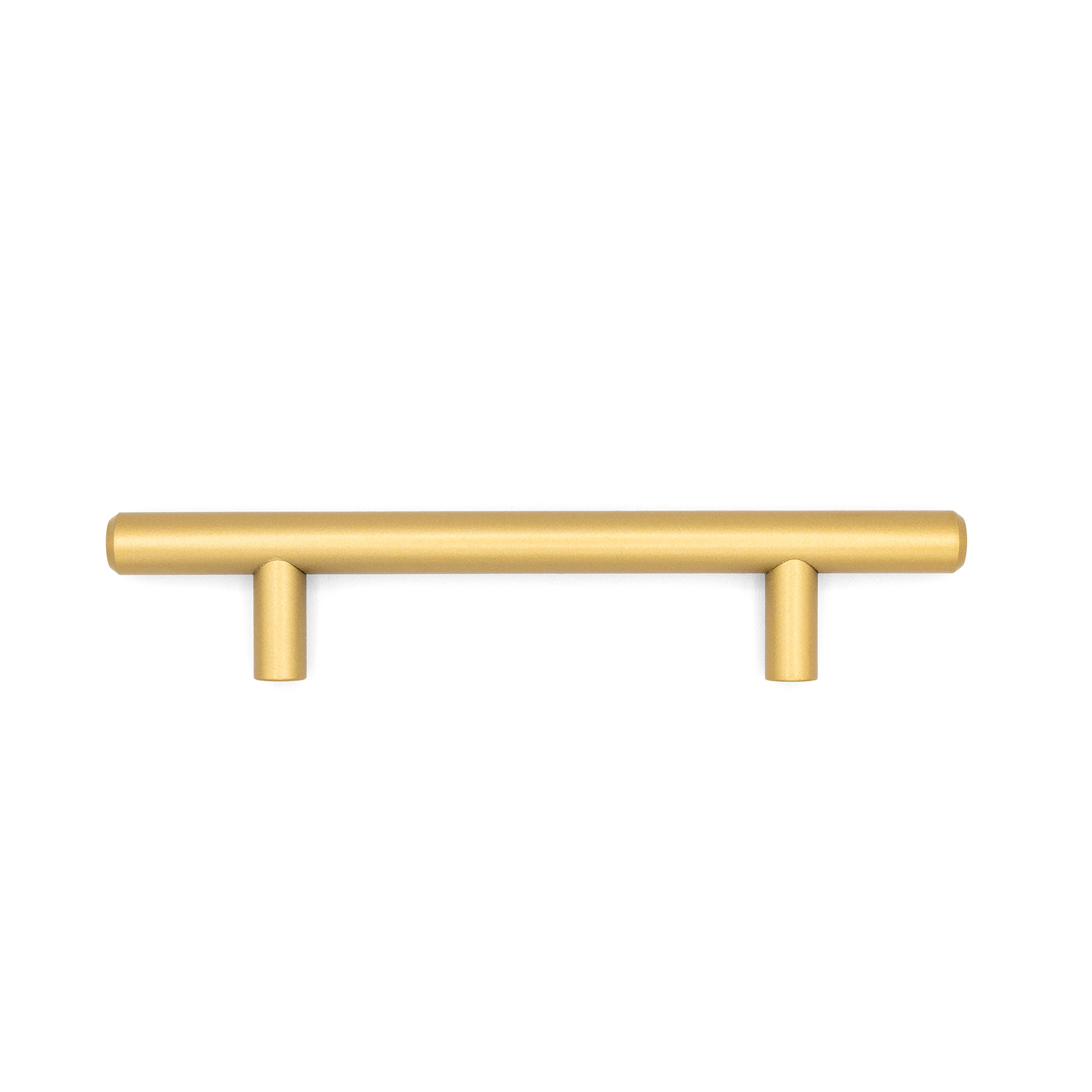 Contemporary Bar Pull, 96mm, Satin Gold