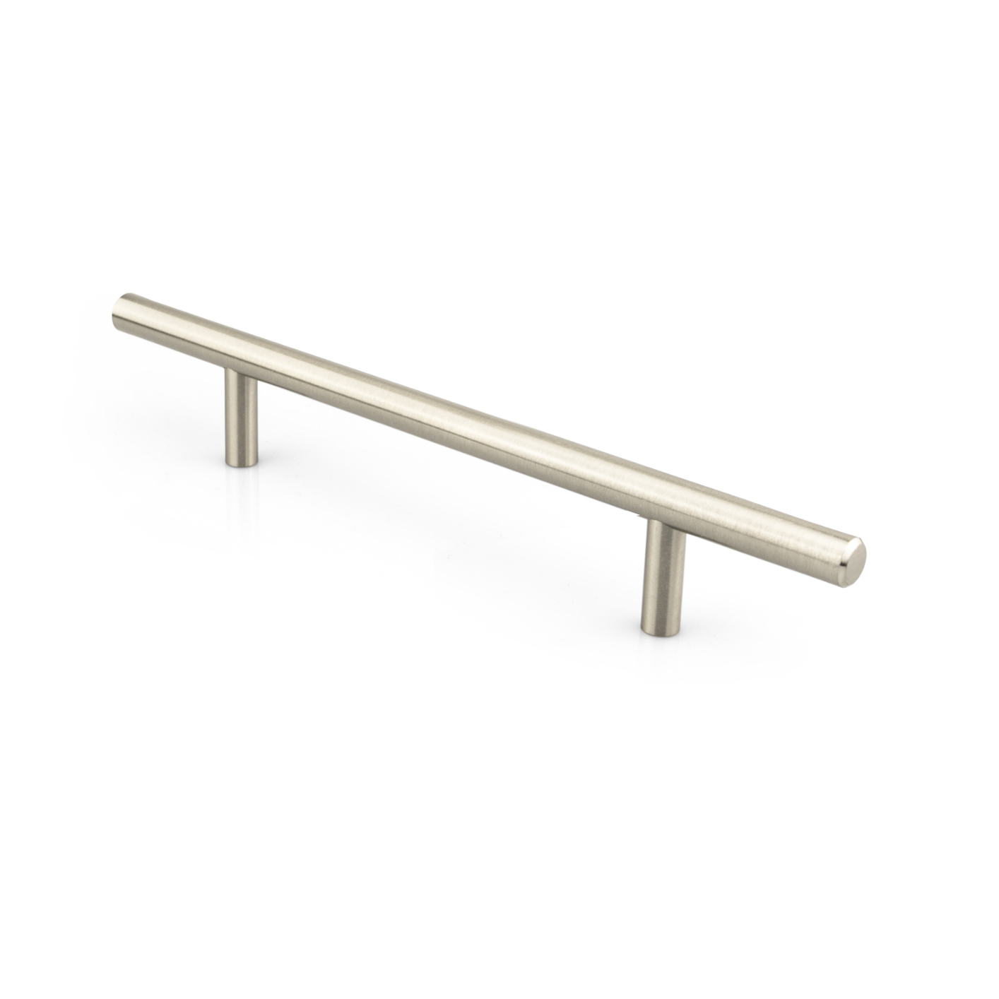 Contemporary Bar Pull, 128mm, Solid Stainless Steel