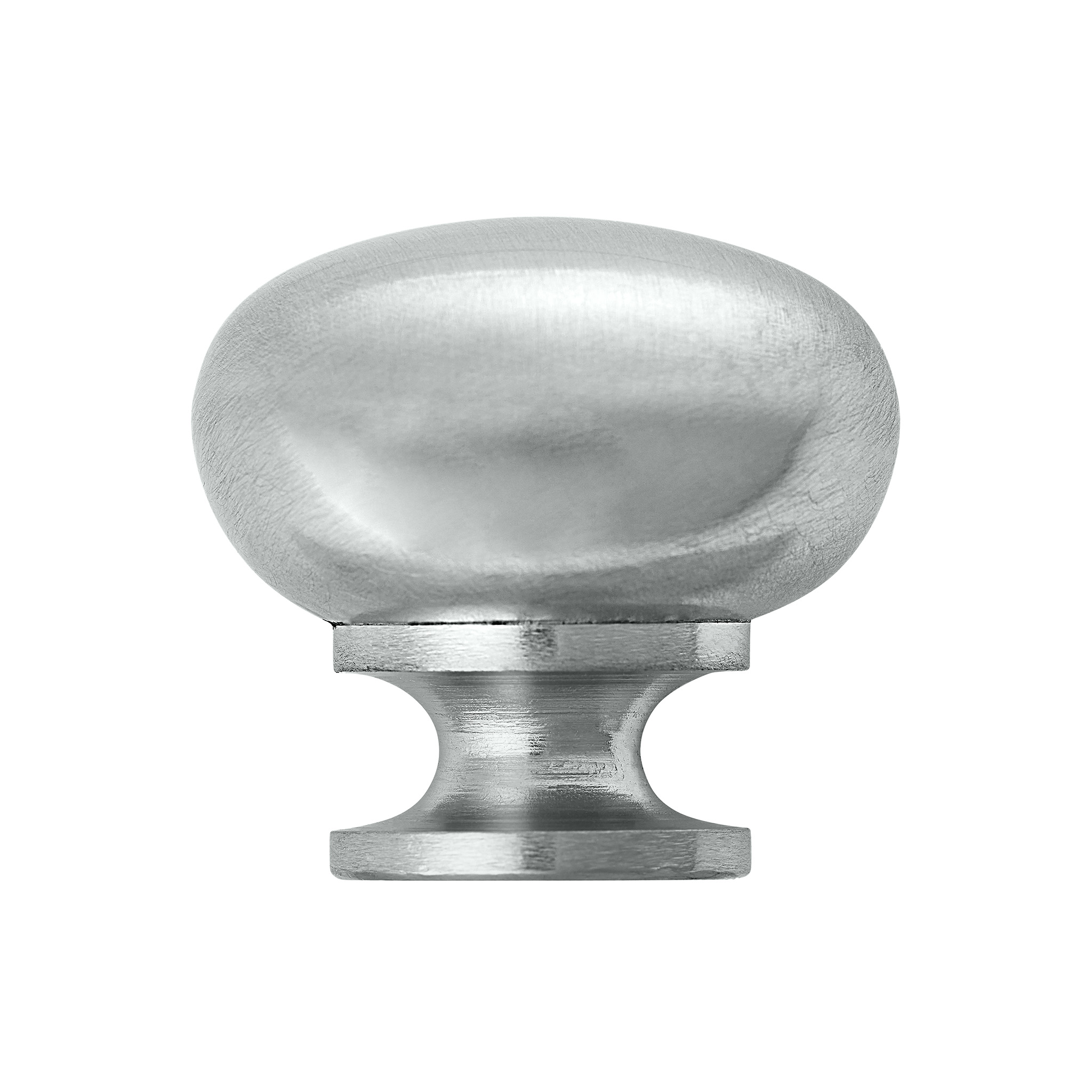 Volta Classic Knob, 32mm, Brushed Chrome