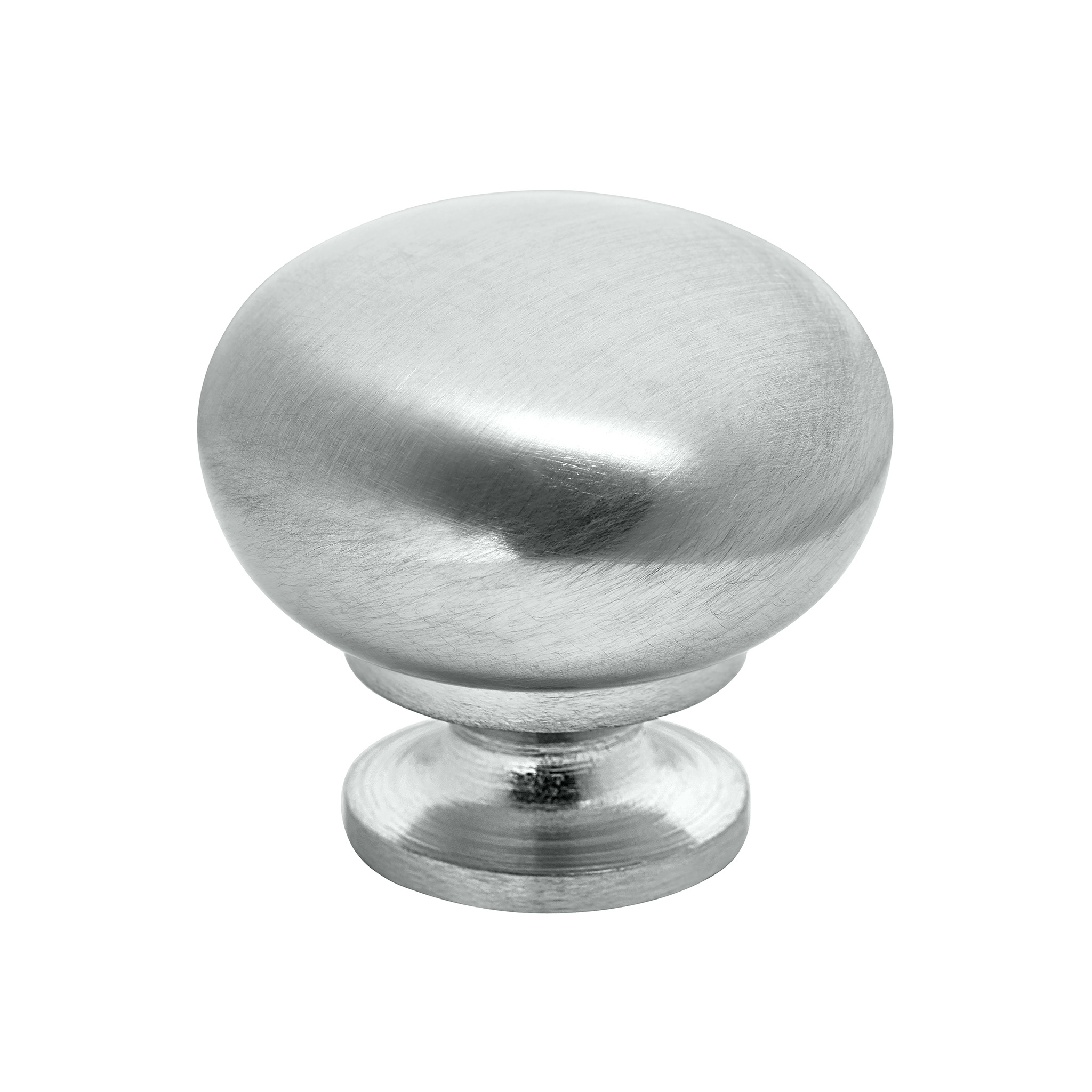 Volta Classic Knob, 32mm, Brushed Chrome