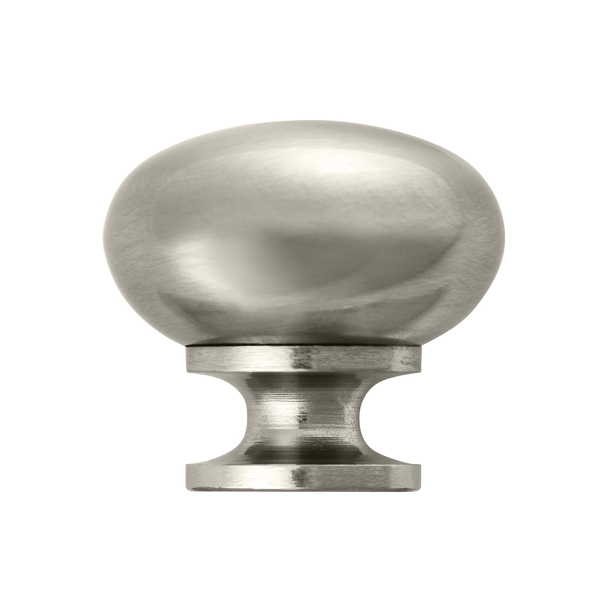 Volta Classic Knob, 32mm, Brushed Nickel