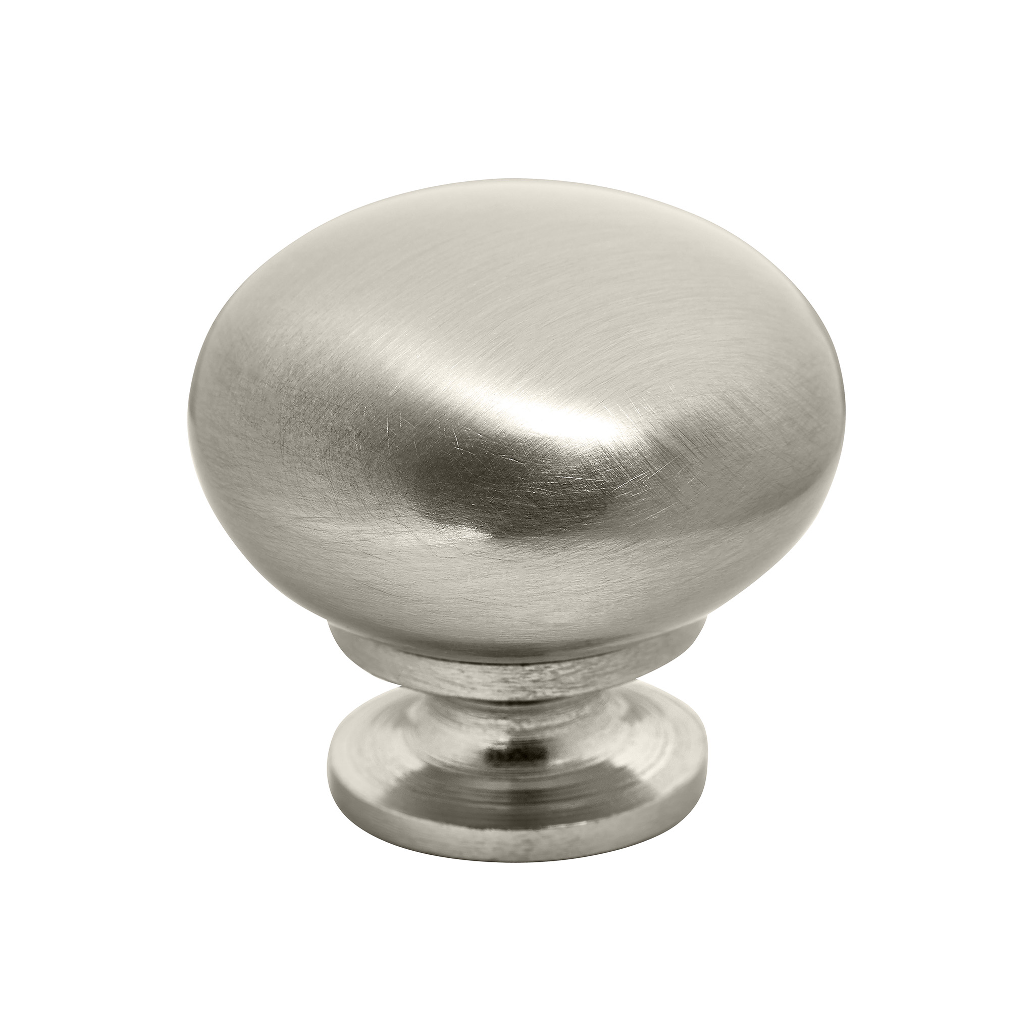 Volta Classic Knob, 32mm, Brushed Nickel