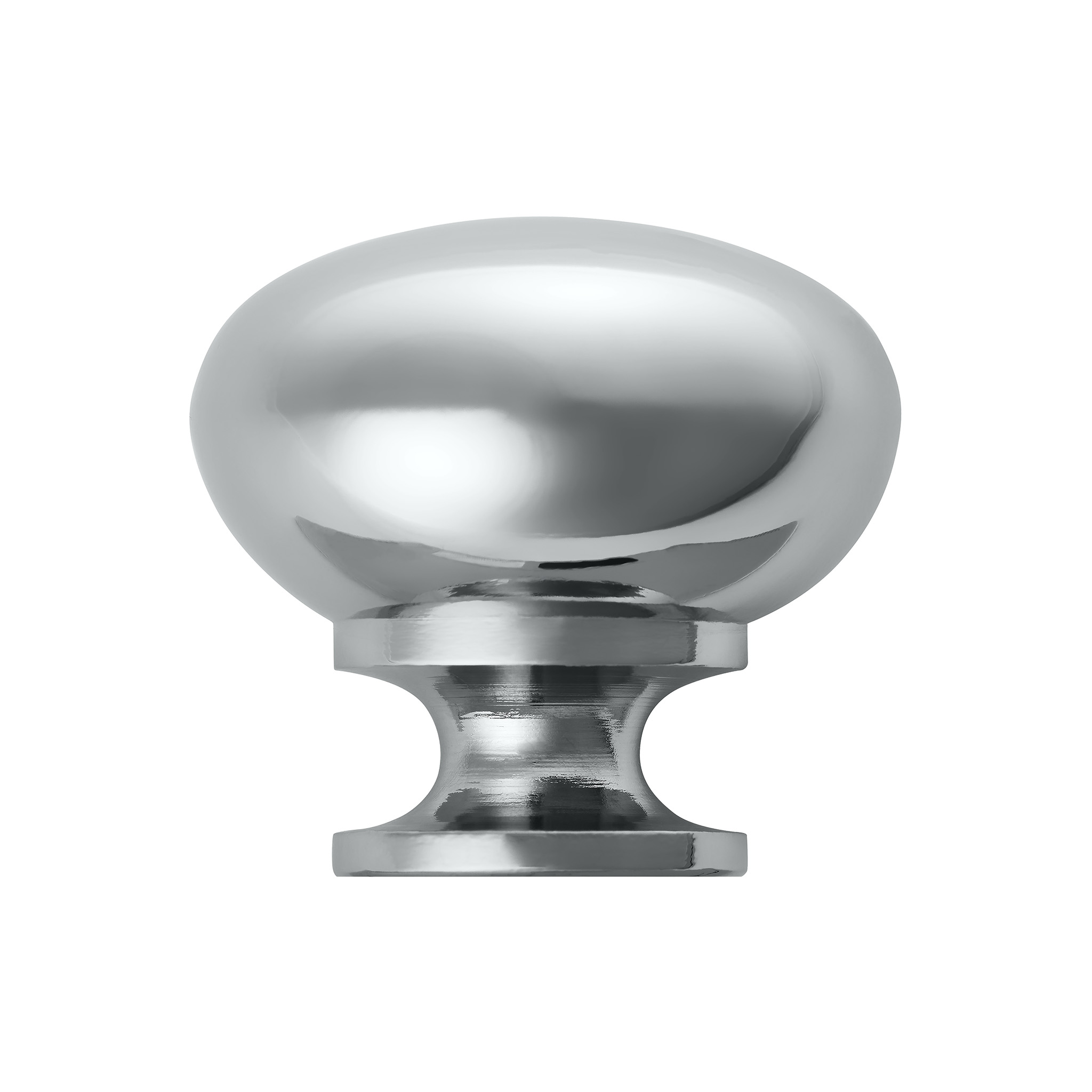 Volta Classic Knob, 32mm, Polished Chrome