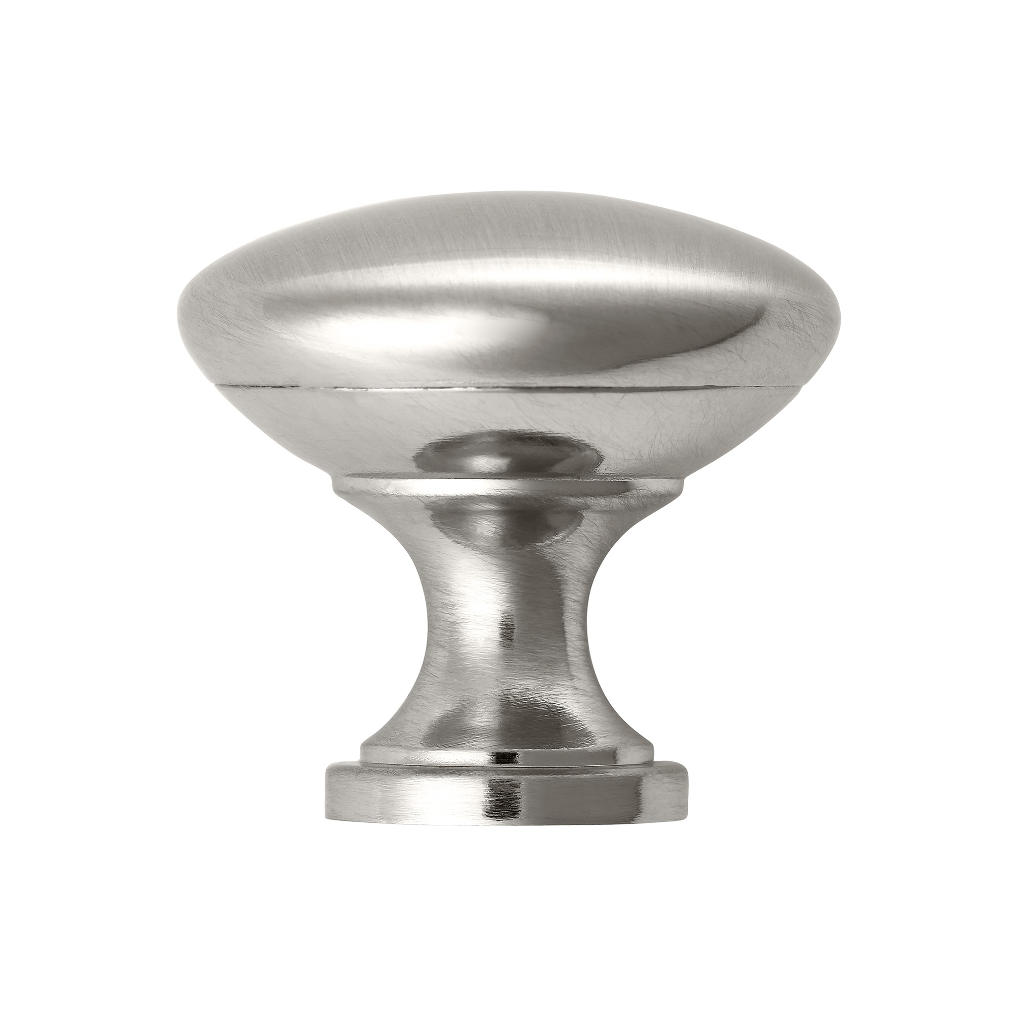 Copo Classic Knob, 30mm, Brushed Satin Nickel