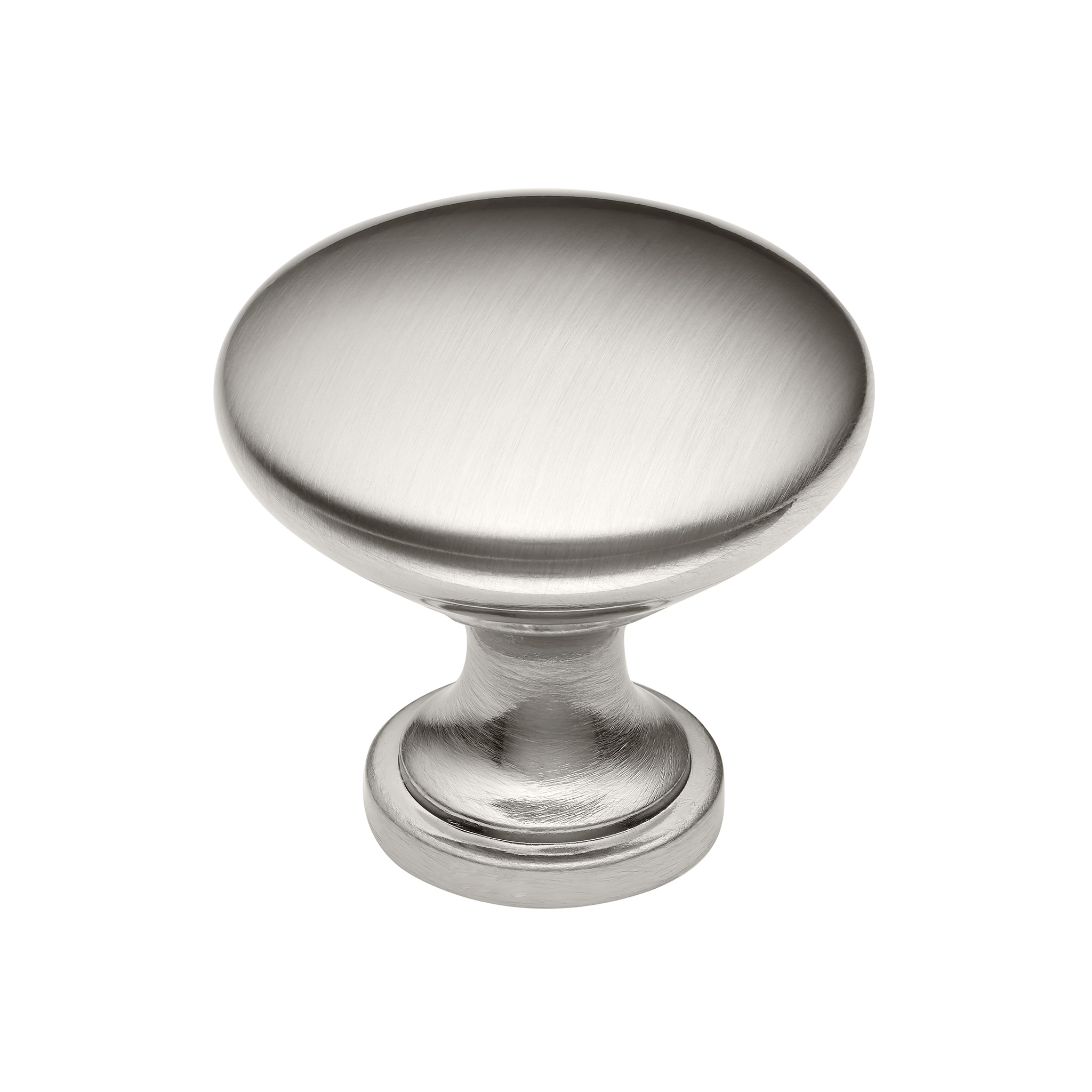 Copo Classic Knob, 30mm, Brushed Satin Nickel