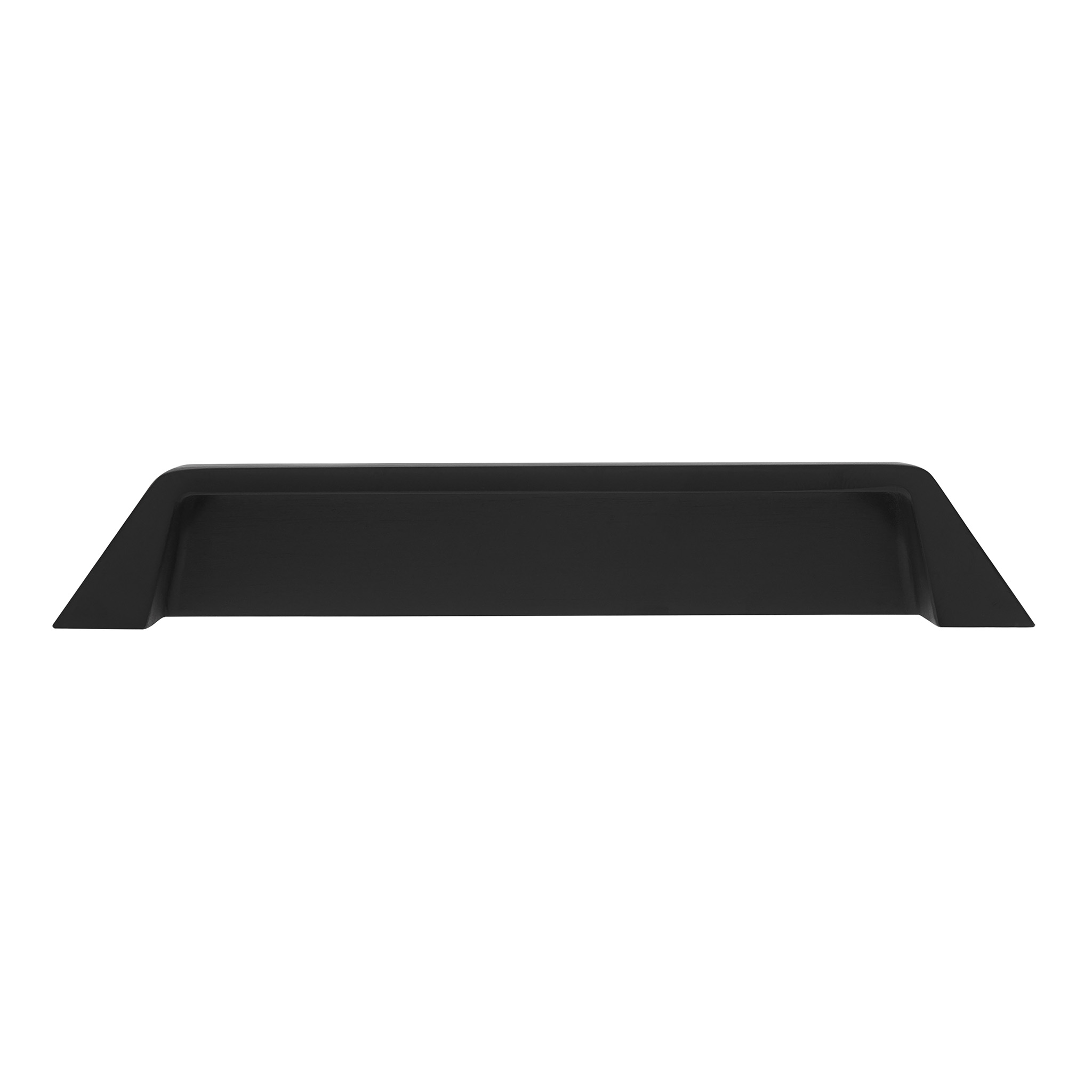 Grotto Classic Square Cup Pull, 128mm, Matte Black