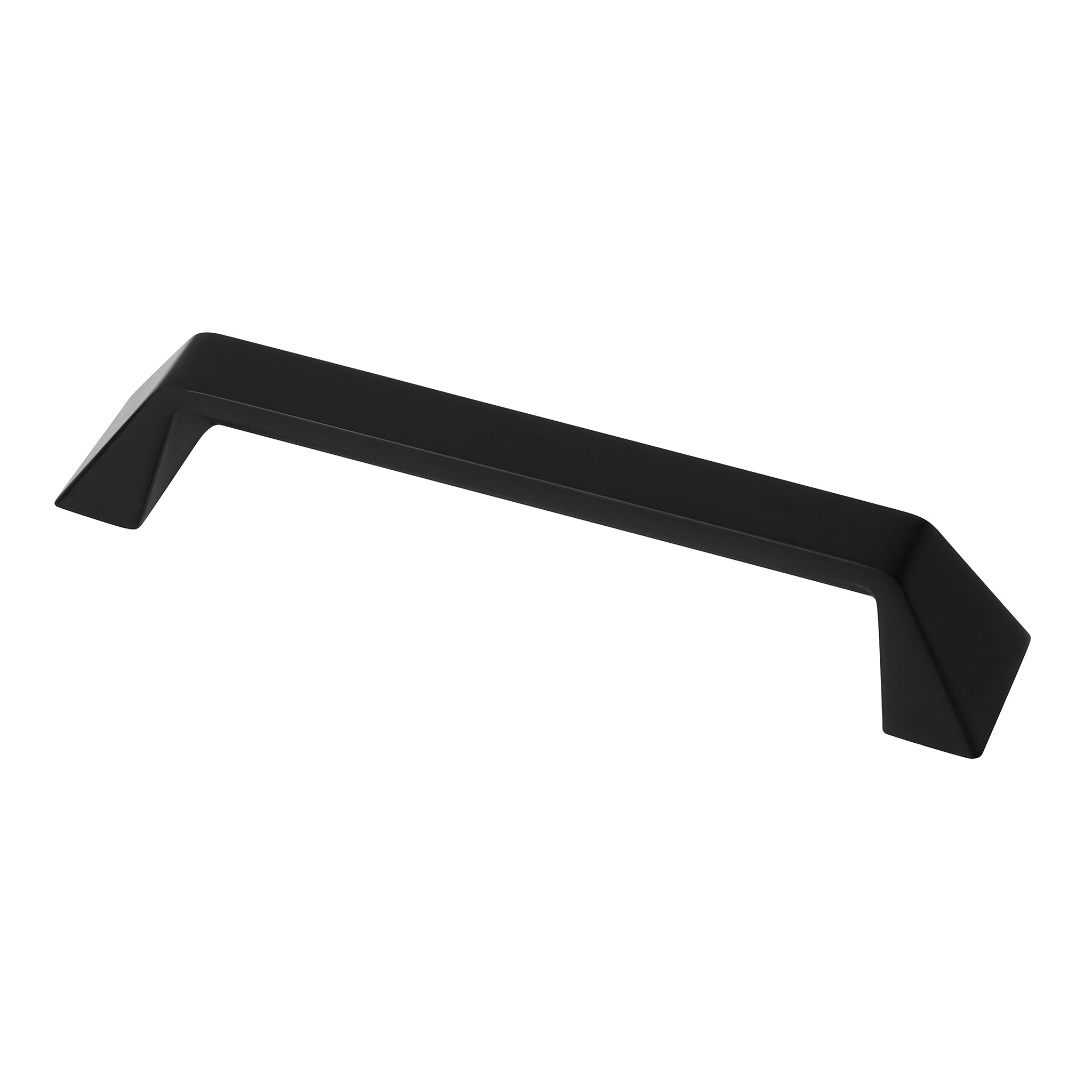 Grotto Classic Square Cup Pull, 128mm, Matte Black