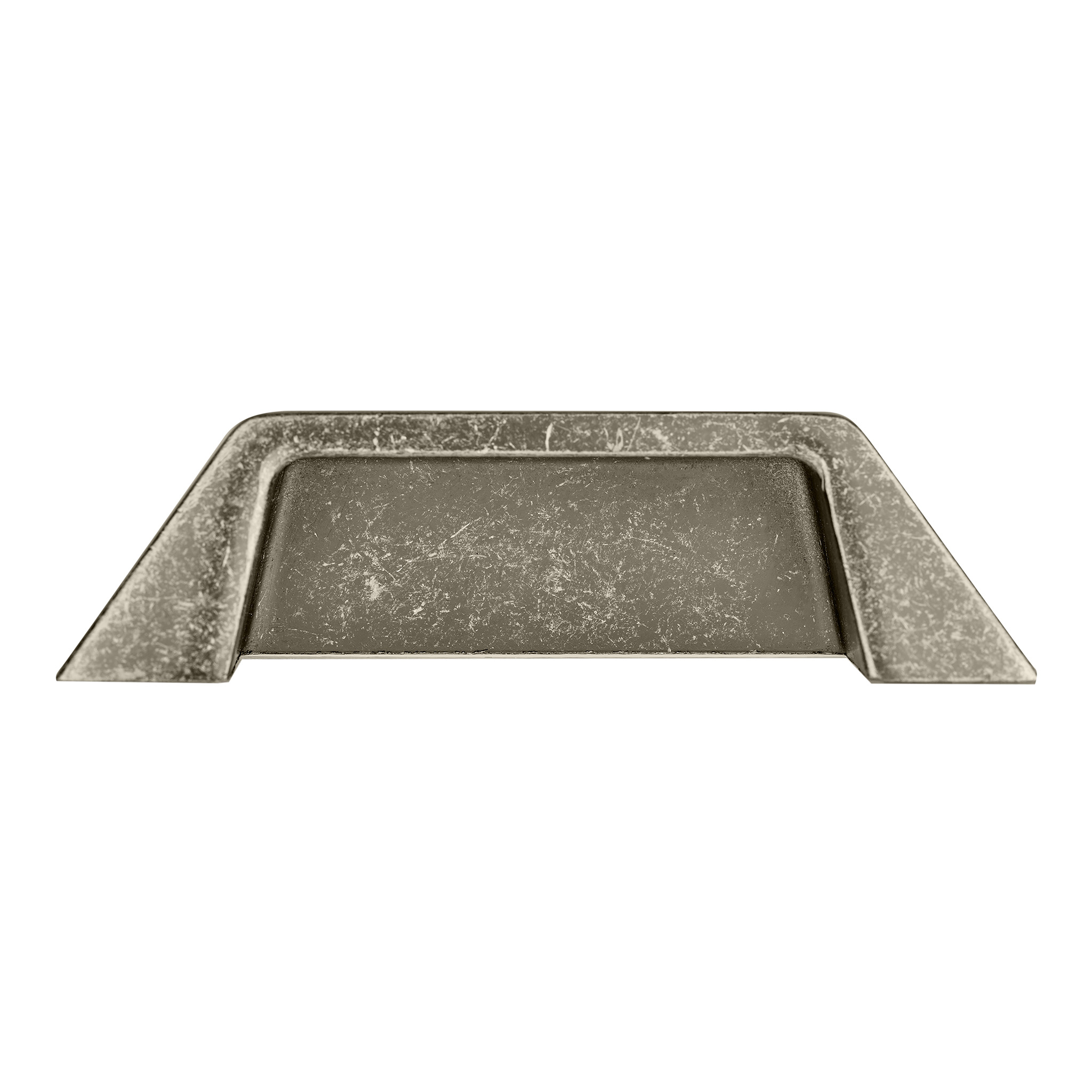 Grotto Classic Square Cup Pull, 64mm, Antique Iron Metallic