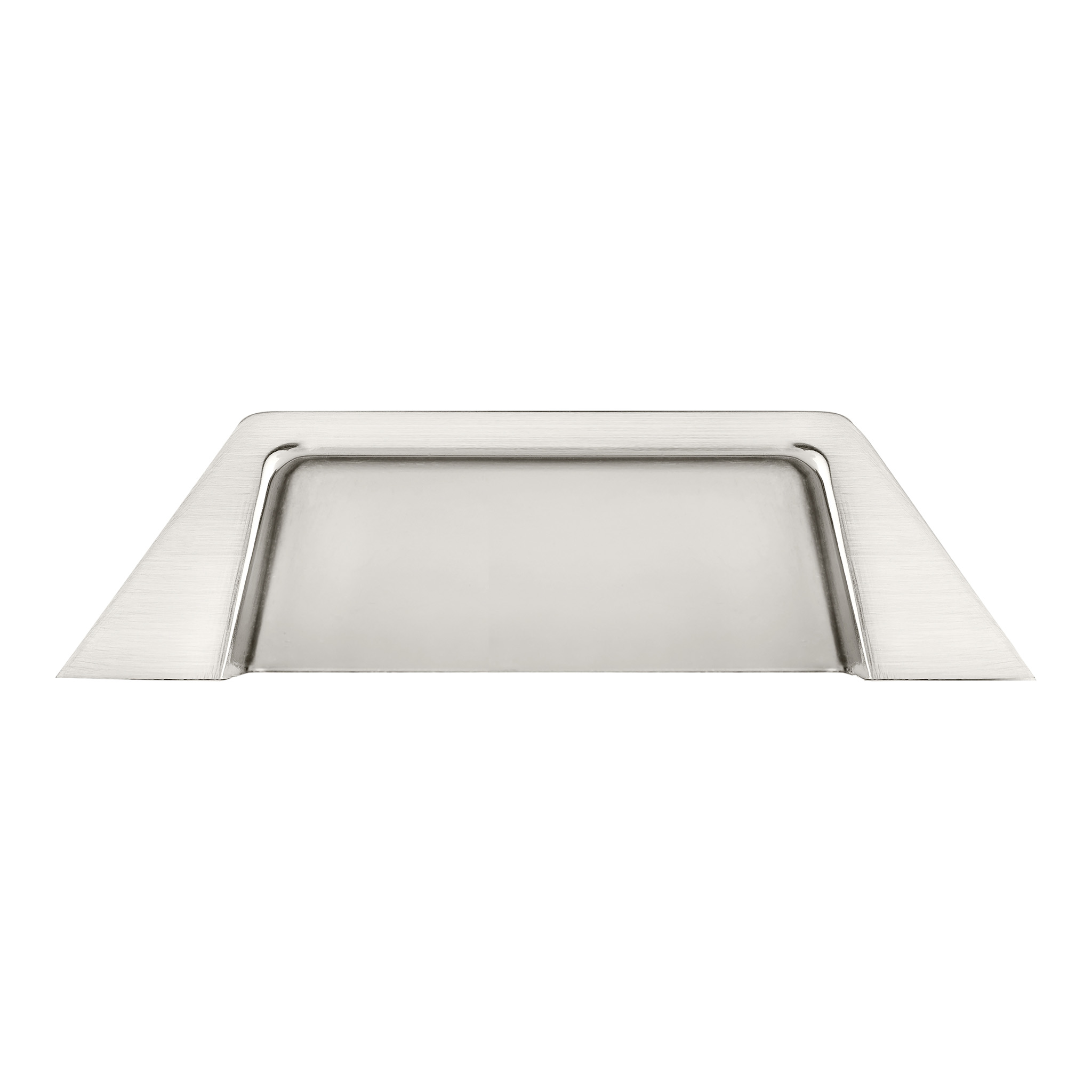 Grotto Classic Square Cup Pull, 64mm, Brushed Satin Nickel