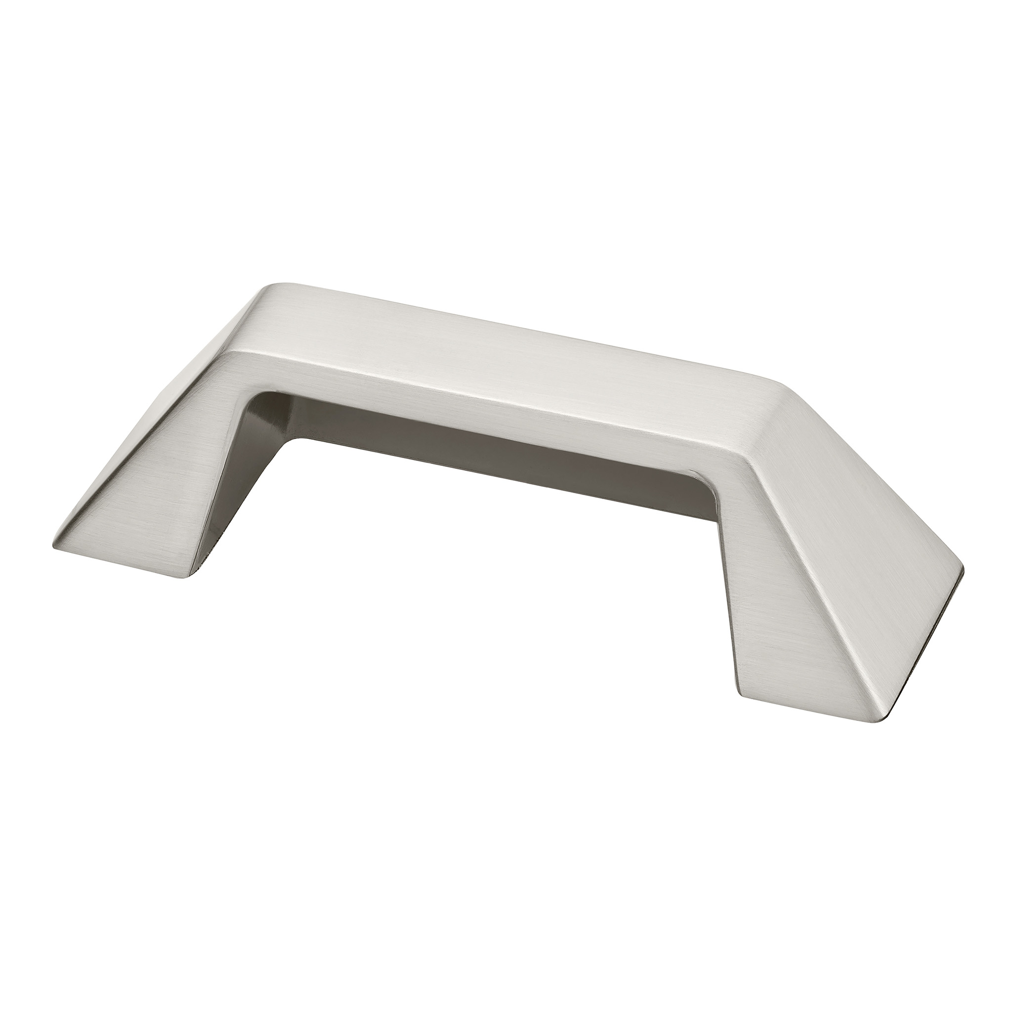 Grotto Classic Square Cup Pull, 64mm, Brushed Satin Nickel