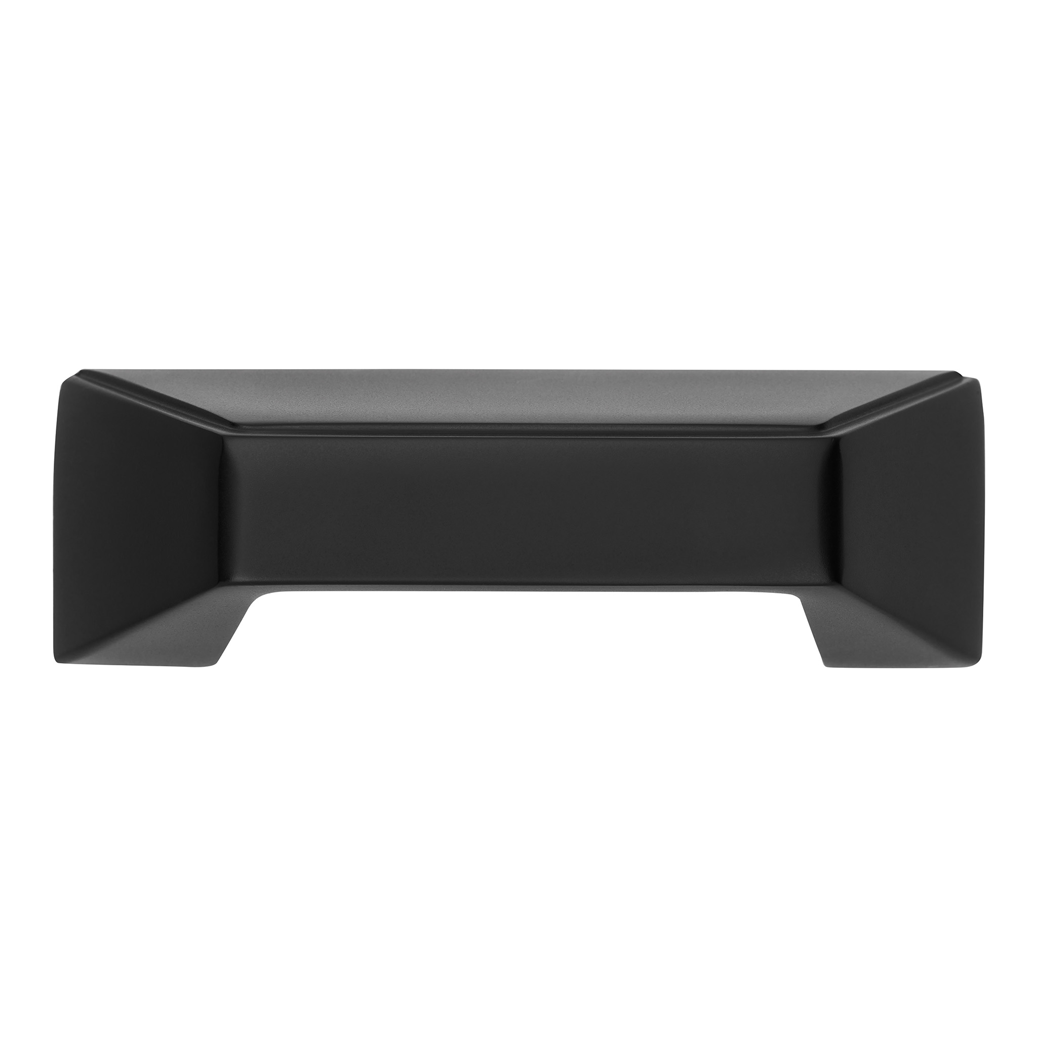 Grotto Classic Square Cup Pull, 64mm, Matte Black