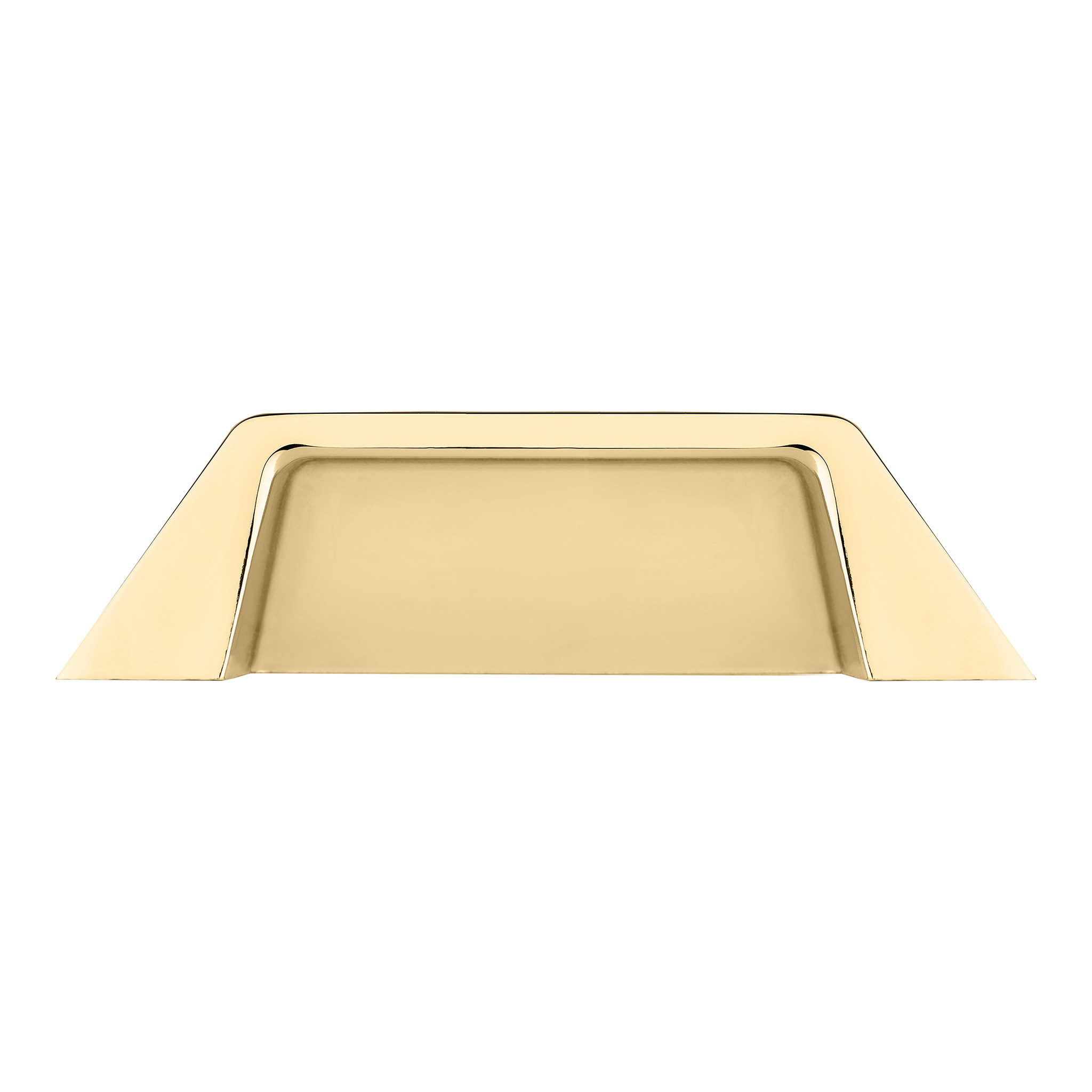 Grotto Classic Square Cup Pull, 64mm, Polished Gold