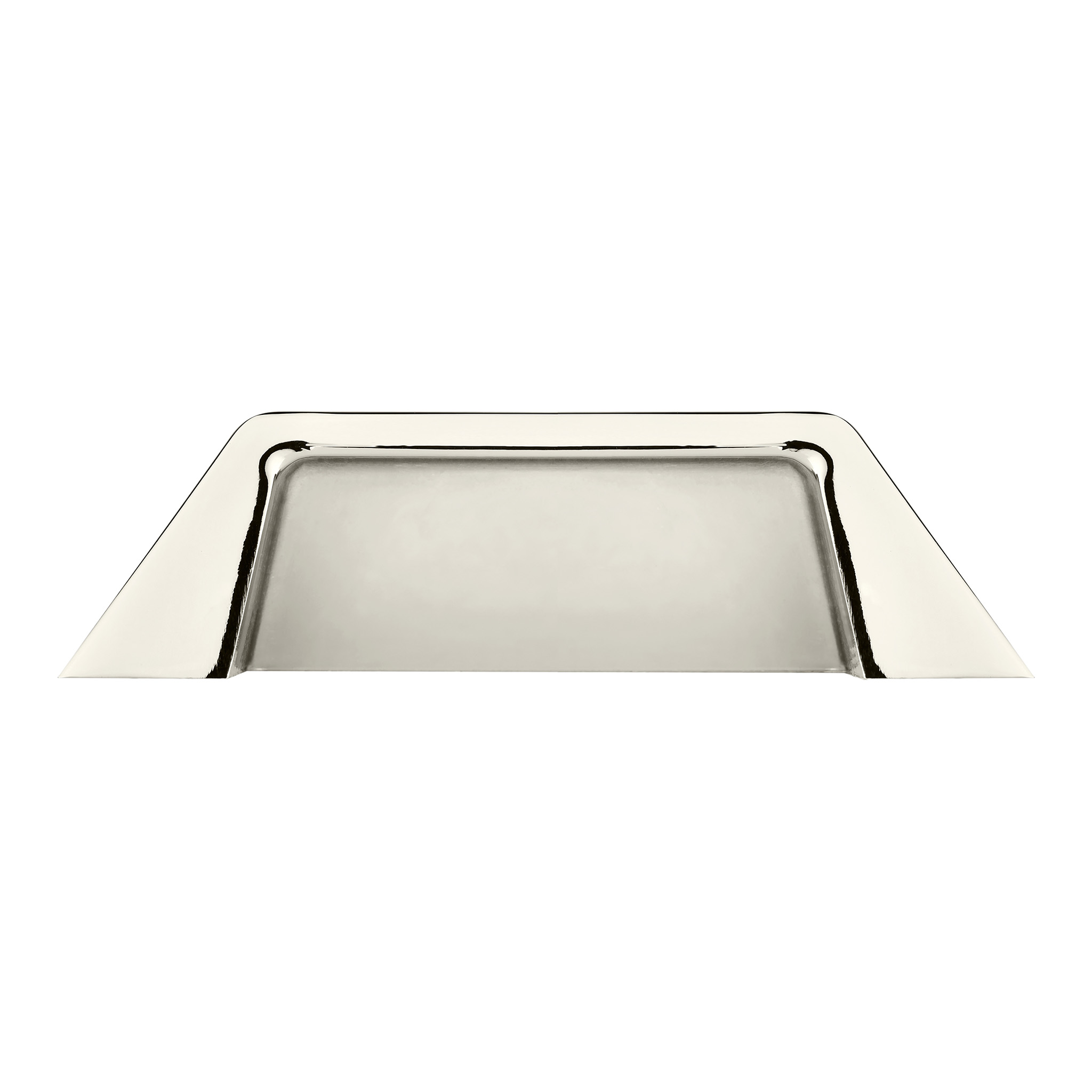 Grotto Classic Square Cup Pull, 64mm, Polished Nickel