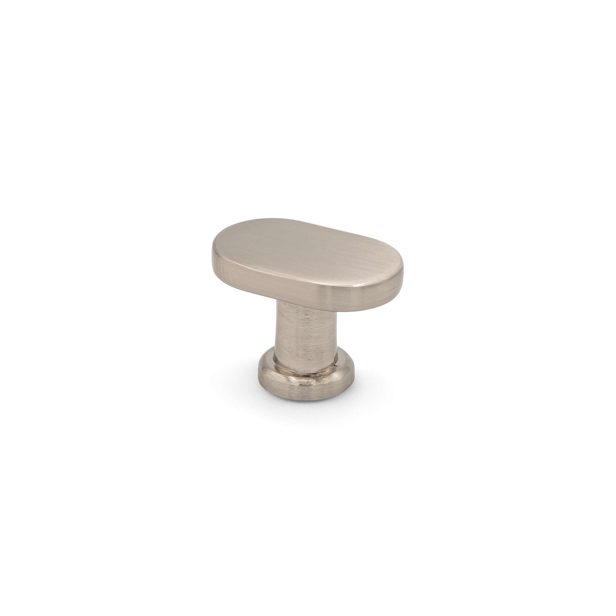 Kandra Transitional Knob, Brushed Satin Nickel