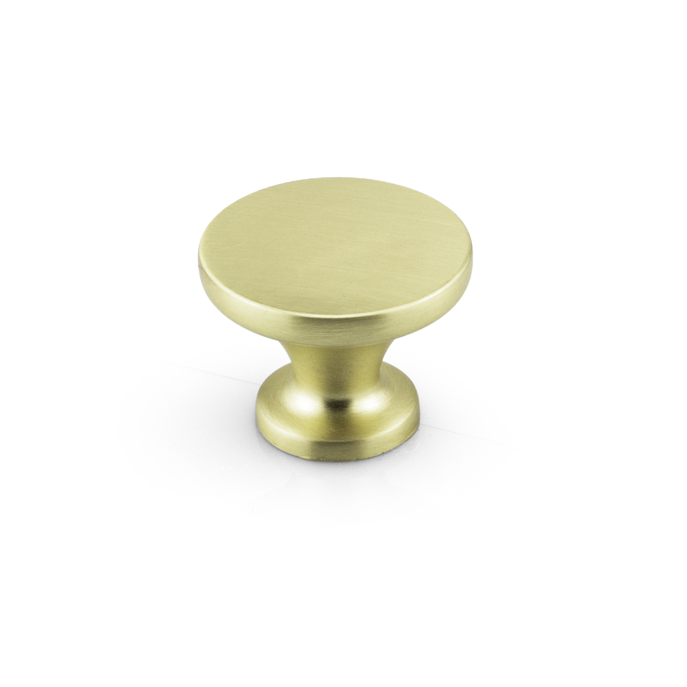 Mesa Contemporary Knob, 37mm, Brushed Brass