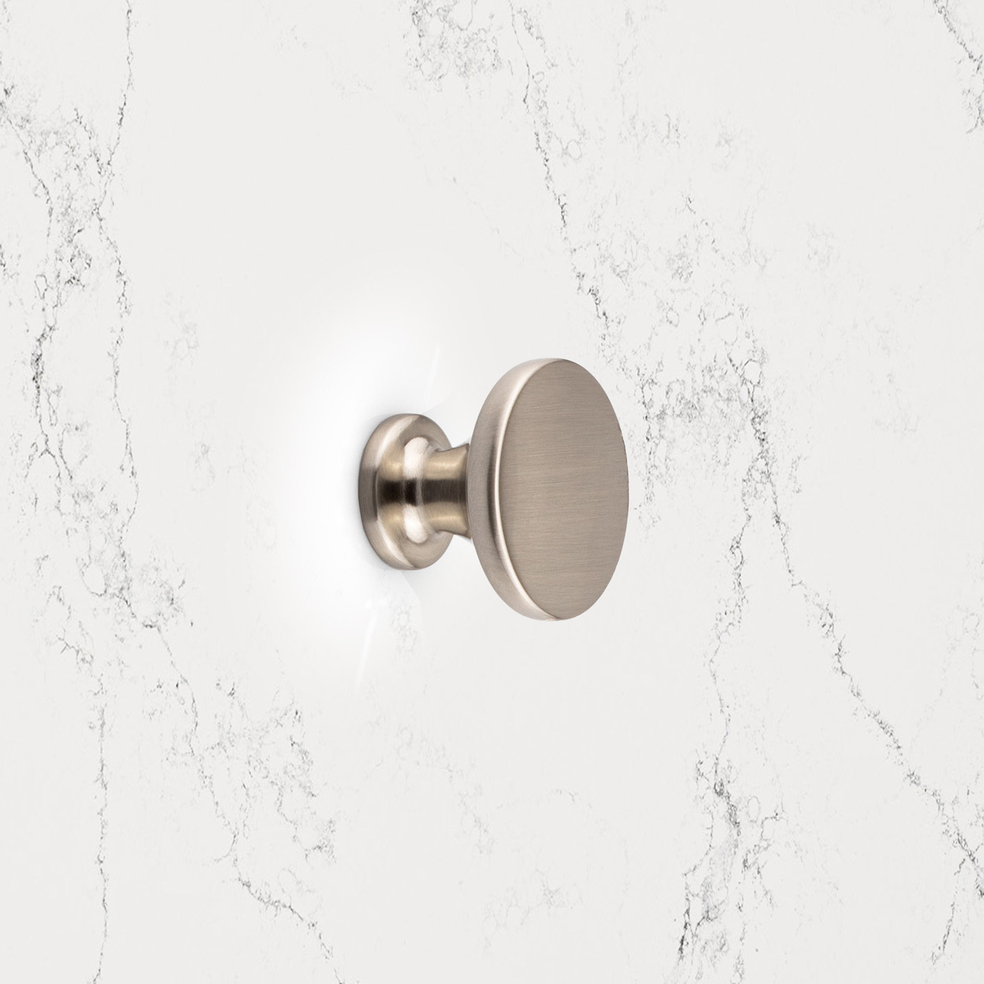 Mesa Contemporary Knob, 37mm, Brushed Satin Nickel