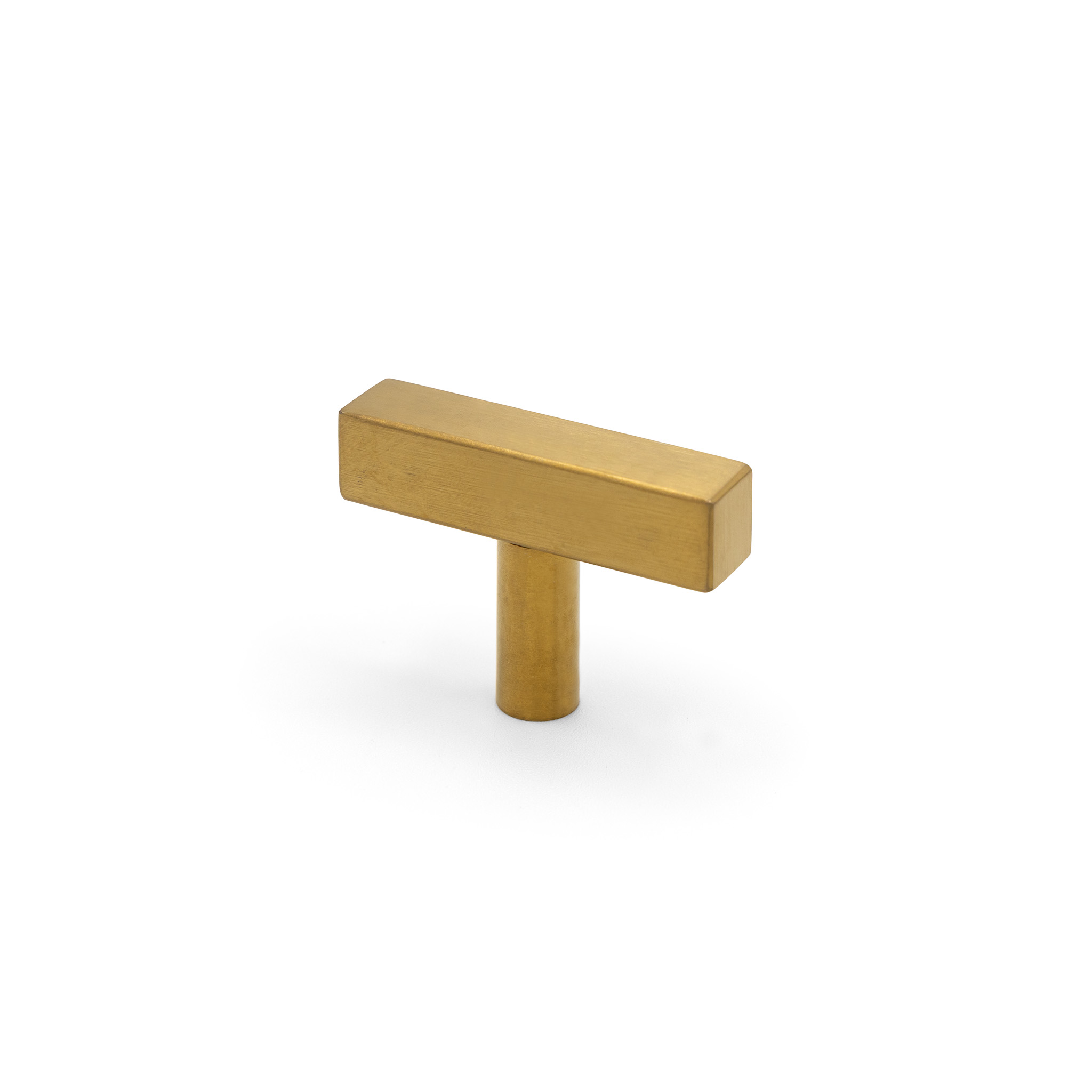 Kayenta Contemporary T-Knob, 50mm, Satin Gold