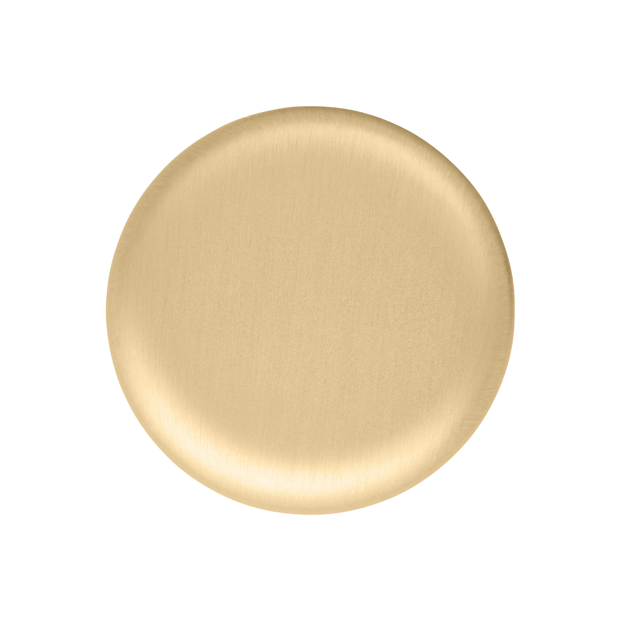 Claremont Transitional Knob, 34mm, Brushed Brass