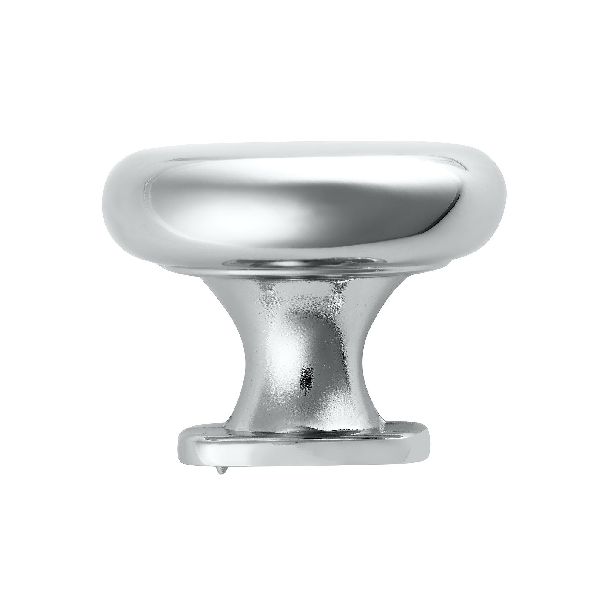 Claremont Transitional Knob, 34mm, Polished Chrome