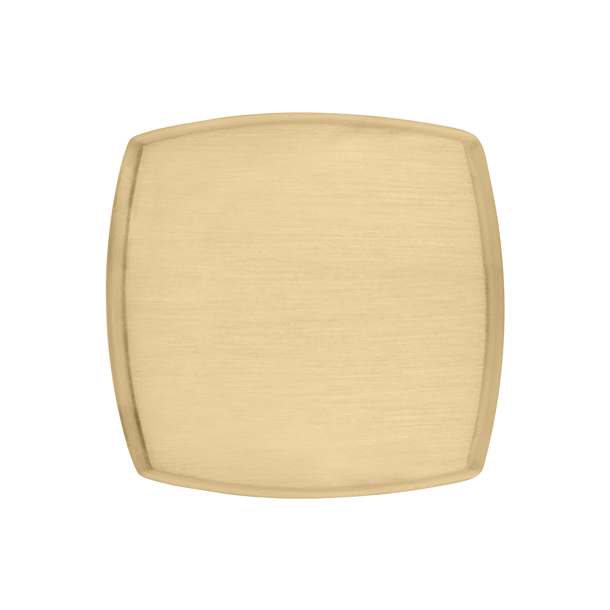 Verden Transitional Knob, Brushed Brass