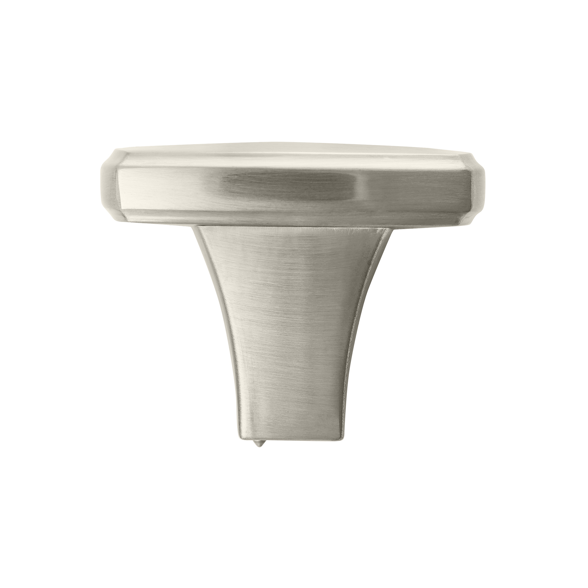 Grange Transitional Knob, Brushed Nickel