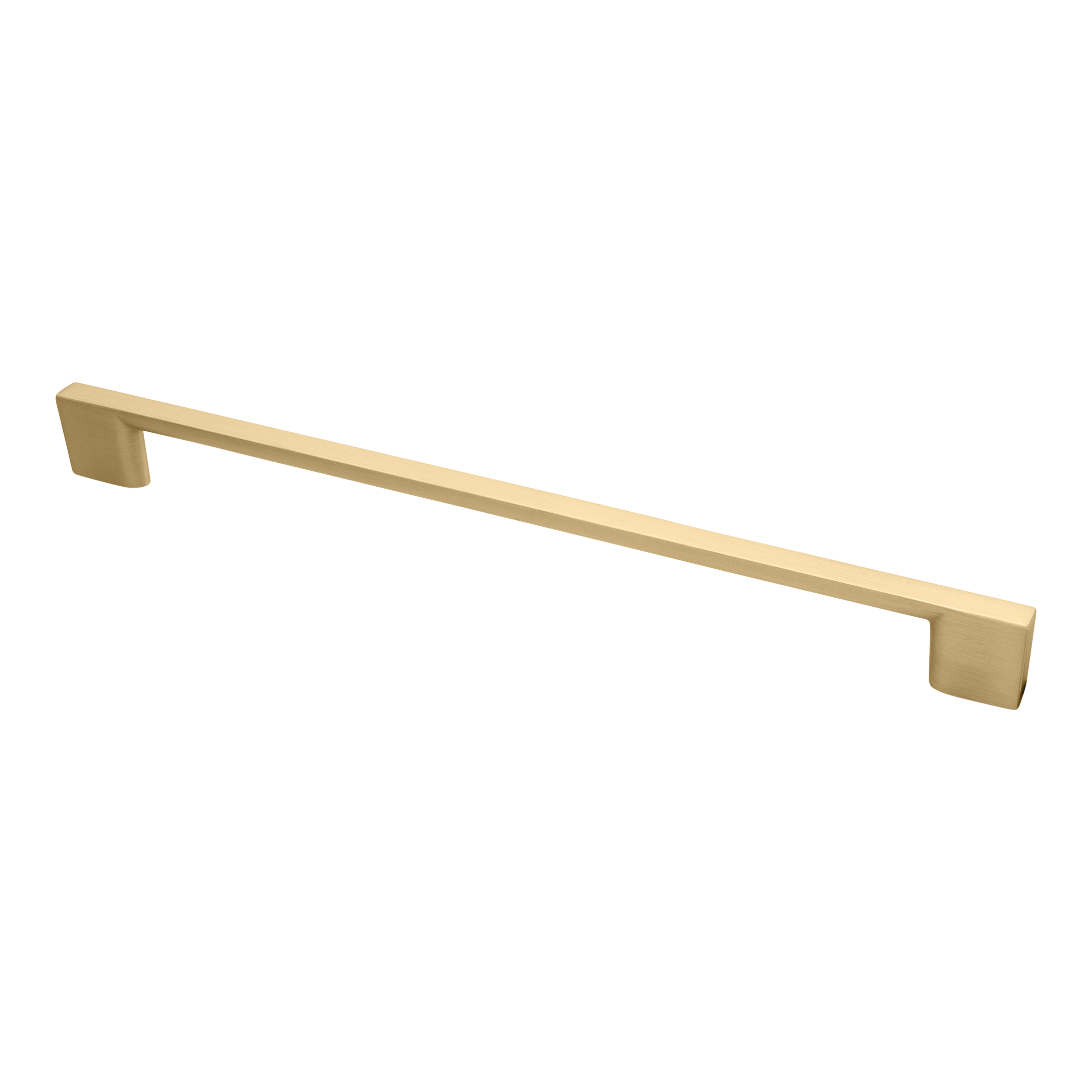 Denman Contemporary Pull, 256mm, Brushed Brass